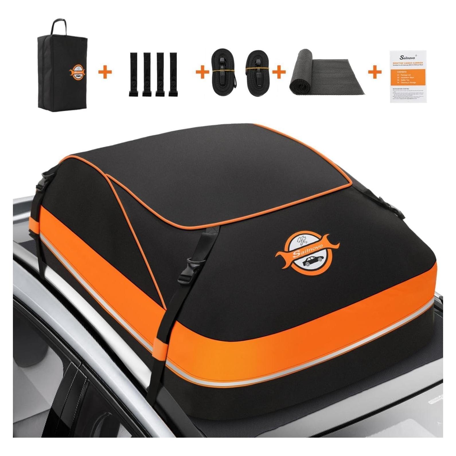 Transportador de Carga en Techo Sailnovo 15 Pies Cúbicos Impermeable