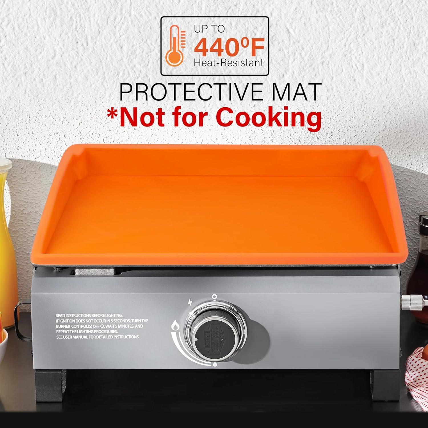 Tapete Protector de Silicona LotFancy 17" para Plancha Blackstone