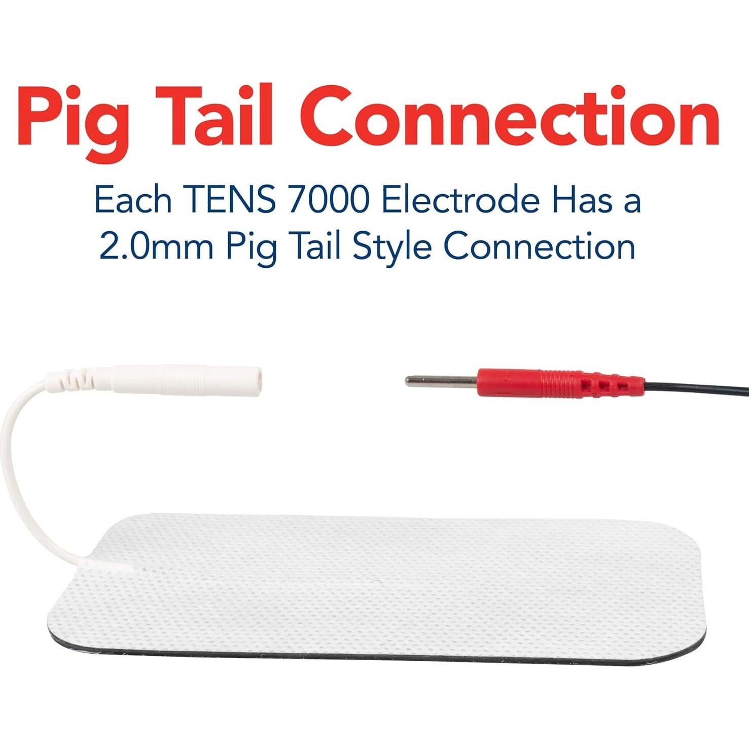 Almohadillas TENS 7000 de Reemplazo - Paquete de 16 Unidades