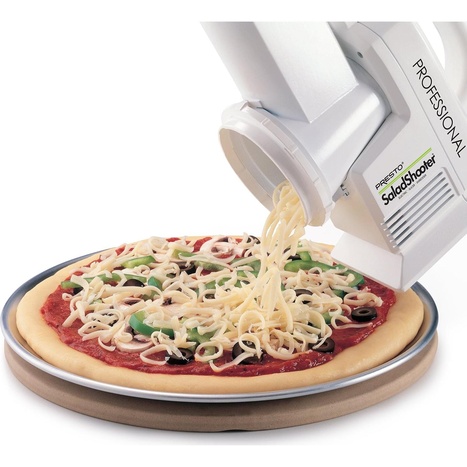 Cortadora Ralladora Eléctrica Presto Professional SaladShooter