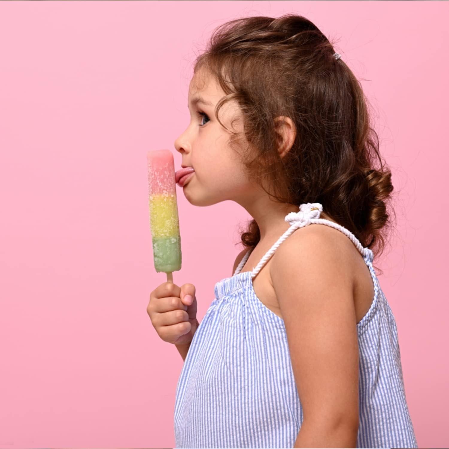 Set de 10 Moldes de Silicona para Paletas con 200 Palitos