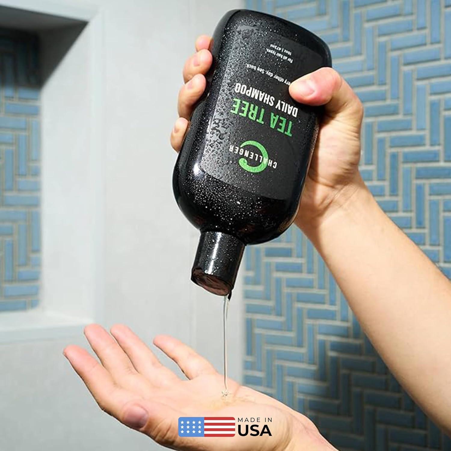 Champú de Árbol de Té Challenger 473ml | Libre de Sulfatos