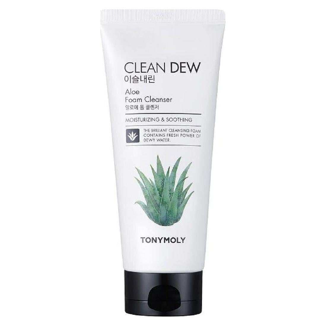 Limpiador Espumoso TONYMOLY Clean Dew Aloe 180g