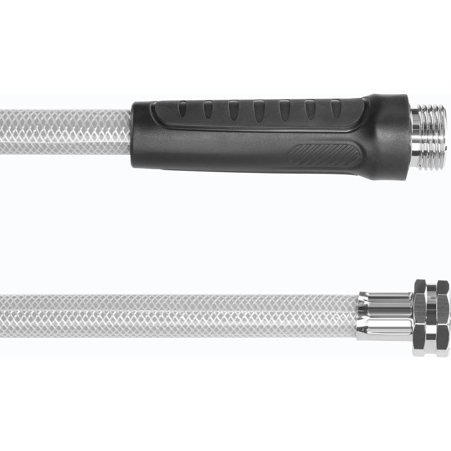 Retractable Garden Hose Reel, 65FT +6FT 5/8" Durable Wall Mounted Water Hose Reel with 180° Swivel Bracket, 9 Pattern Sprayer, 6Ft leader hose,Smooth Automatic Rewind, Any Length Lock.