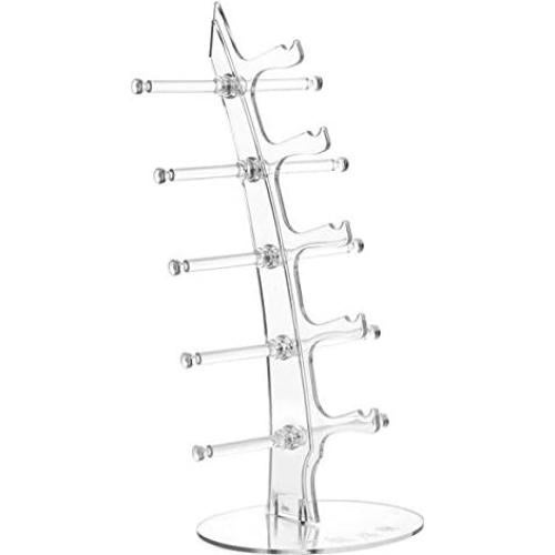 Eyeglasses Sunglasses Storage Display Stand Holder Organizer Case Show Rack for 5 Glasses