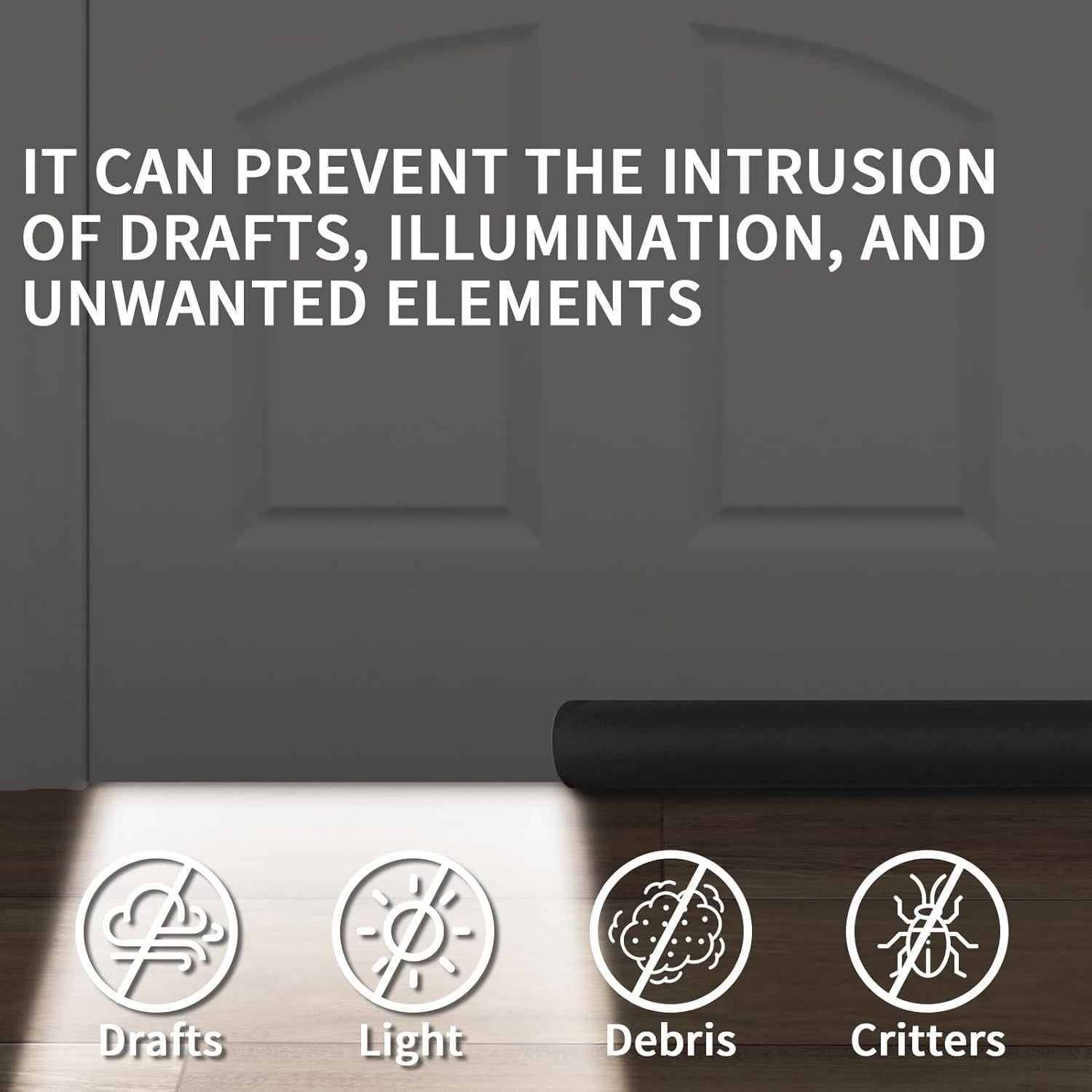 Tapón de Corrientes Neween Ajustable 76-91 cm Negro