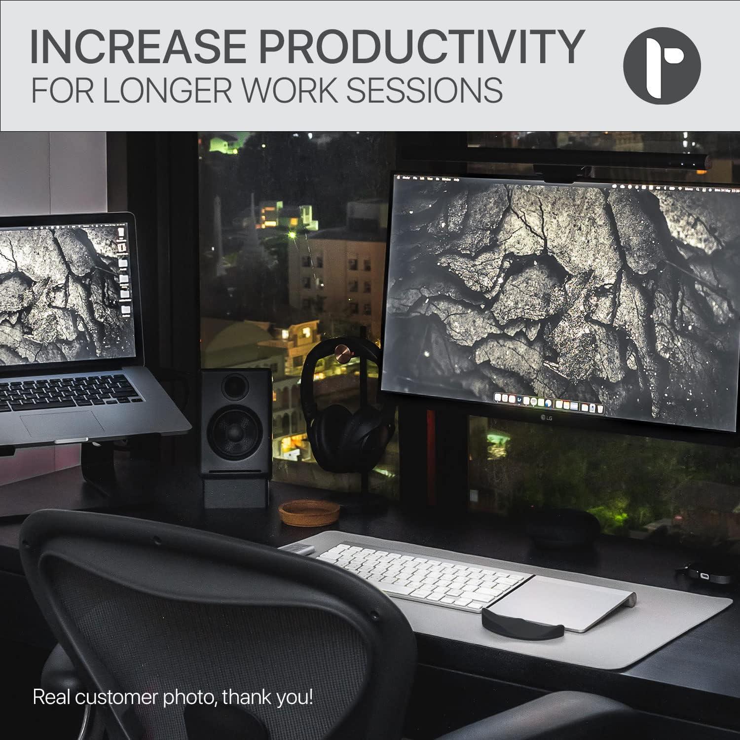 Reposamuñecas Ergonómico Deslizante Reloot Glider v2 Negro