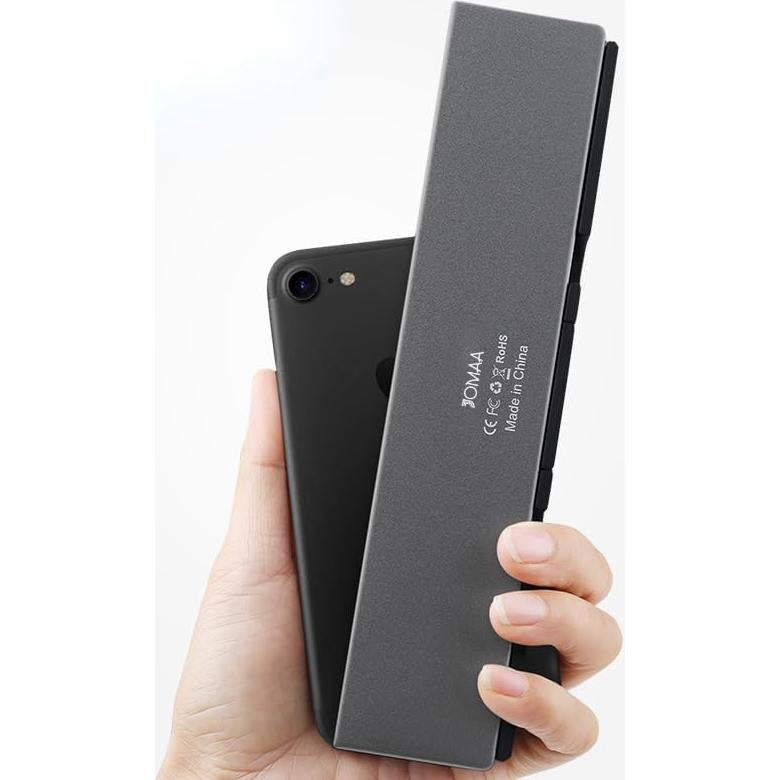 Teclado Bluetooth Plegable JOMAA Silencioso Recargable Negro