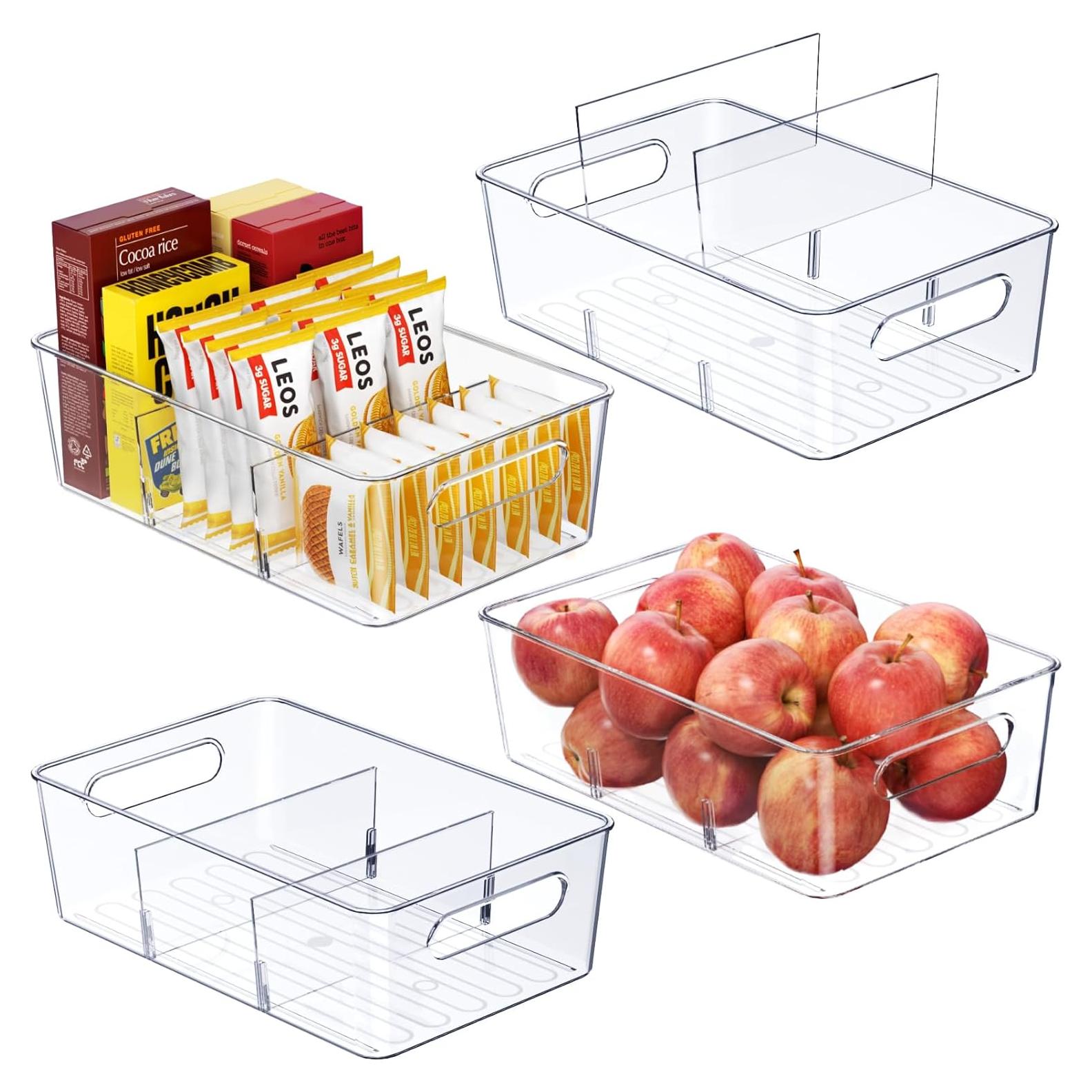 Paquete de 4 Organizadores Transparentes Mpotmiy 28.4x18.3cm