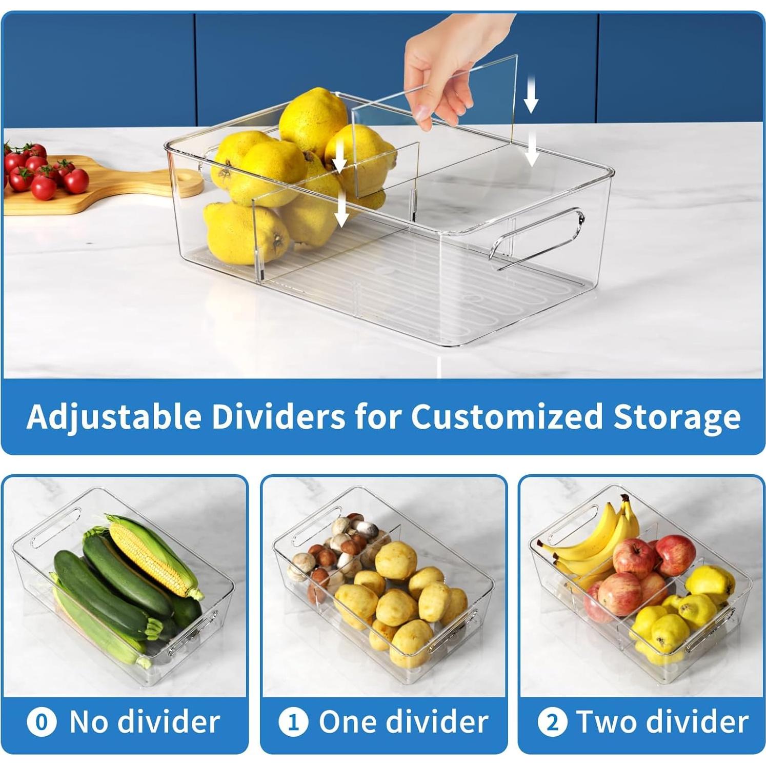 Paquete de 4 Organizadores Transparentes Mpotmiy 28.4x18.3cm