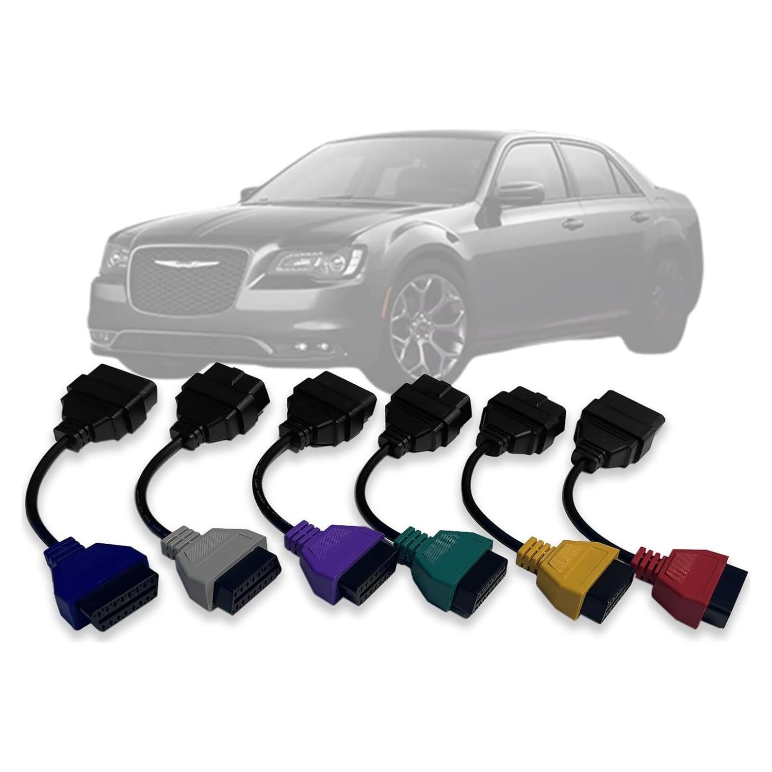 Cable OBD2 VZG para Fiat ECUScan, Adaptador Diagnóstico