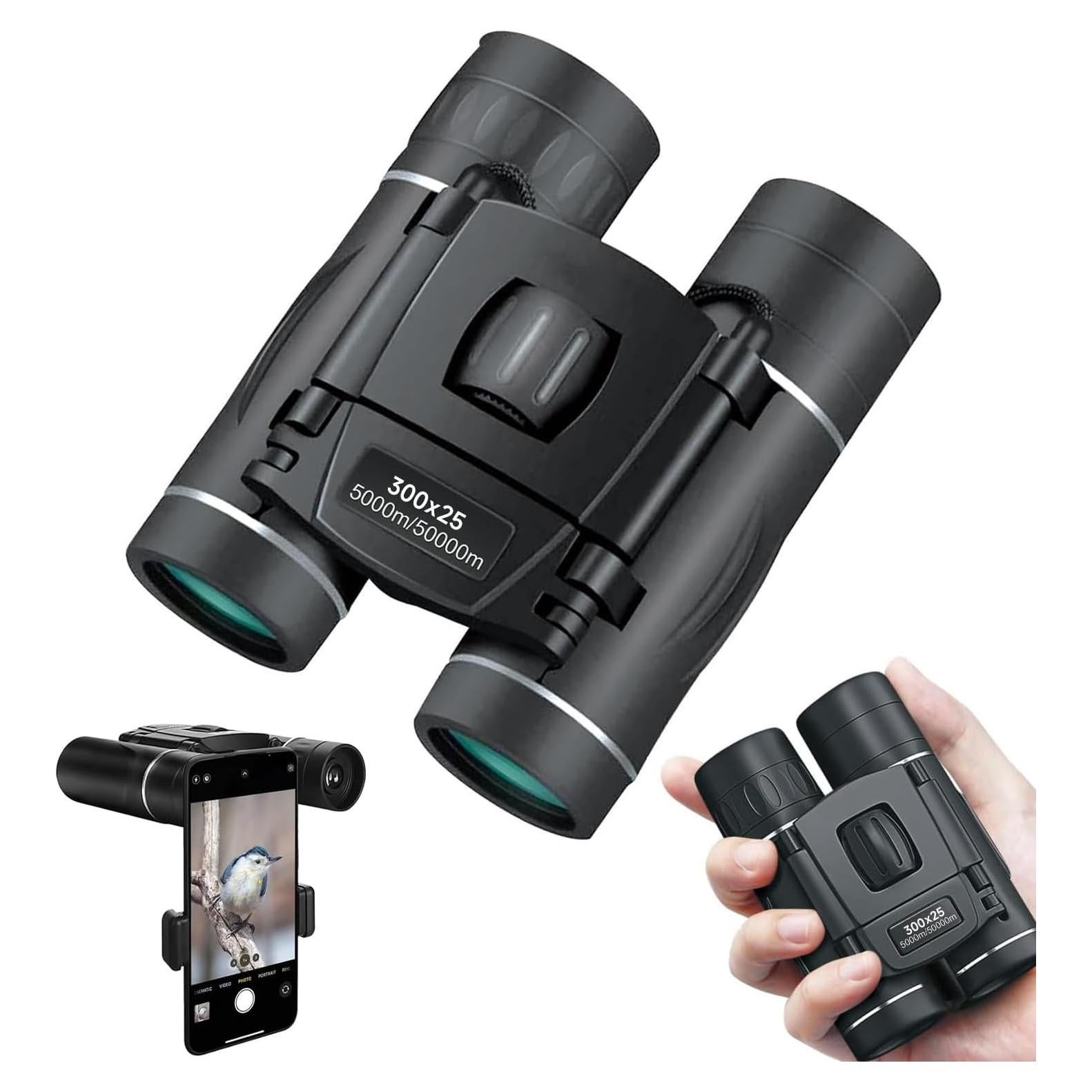 Binoculares JIVCOK 300x25 Compactos para Adultos y Niños