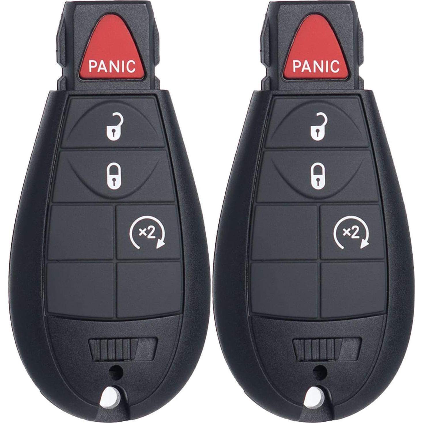 Llave control remoto sin llave Supaland IYZ-C01C para Dodge Jeep