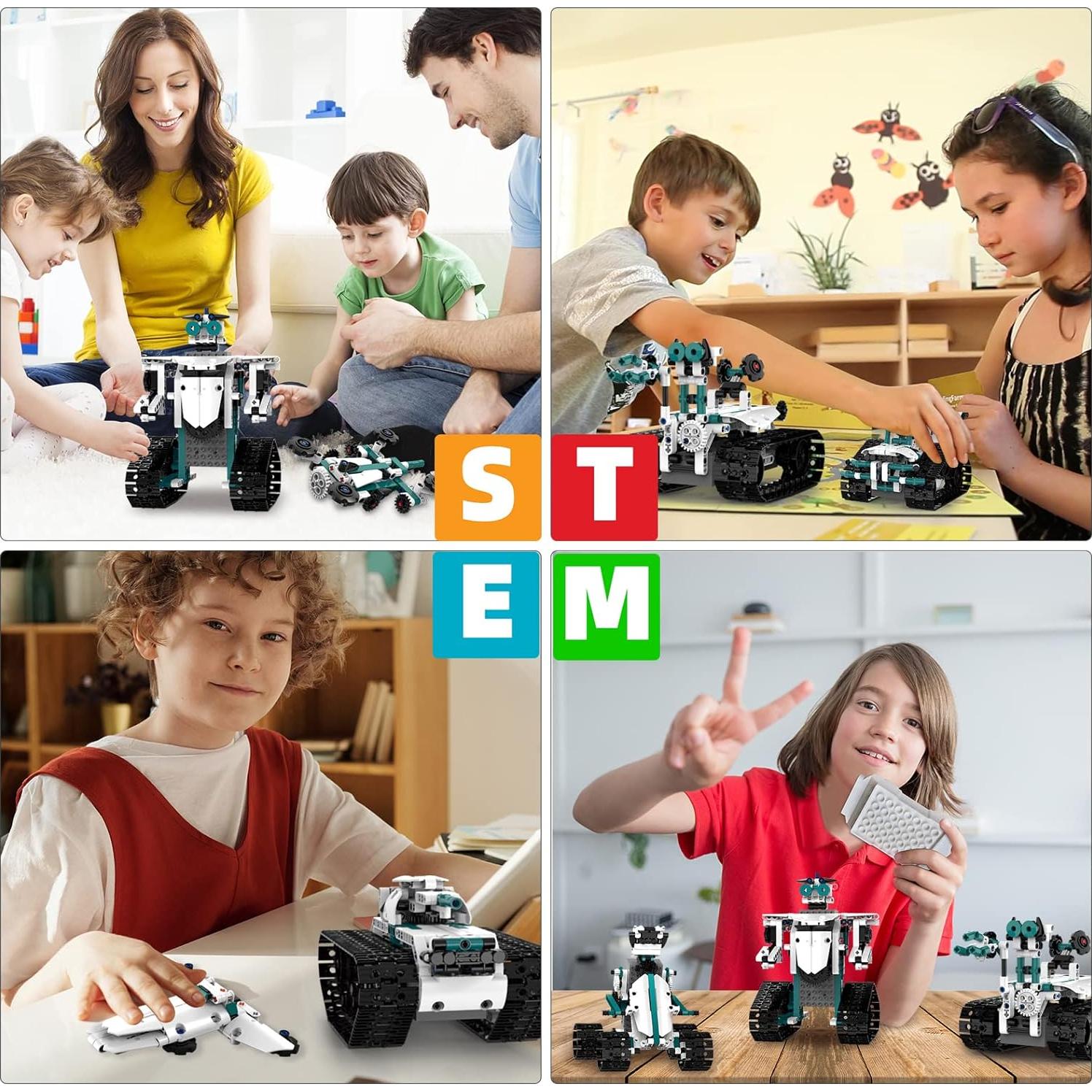 Kit de Robot STEM 12 en 1 K96131 para Niños 6-12 Años