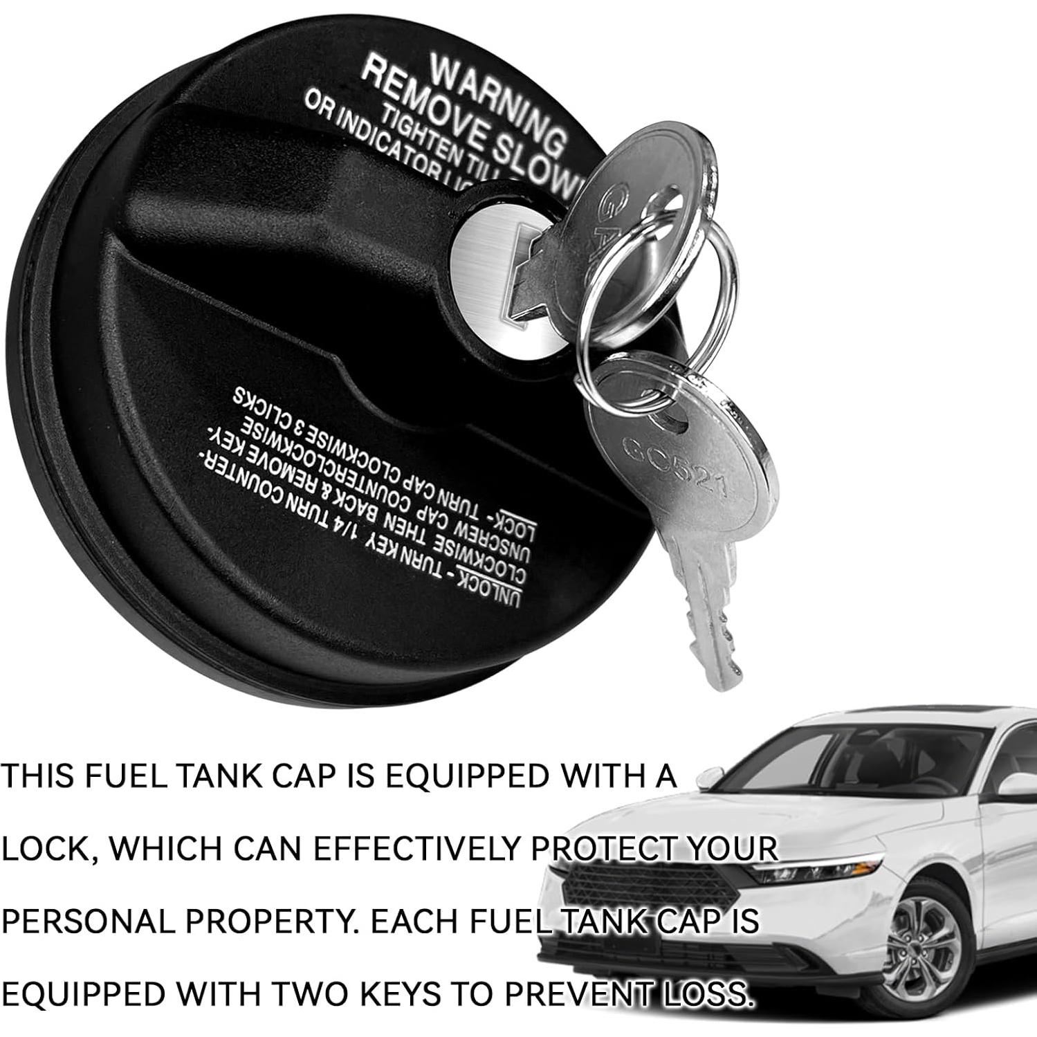 Tapa de Gas de Bloqueo KUQUTIDY para Toyota, Honda, Chevy