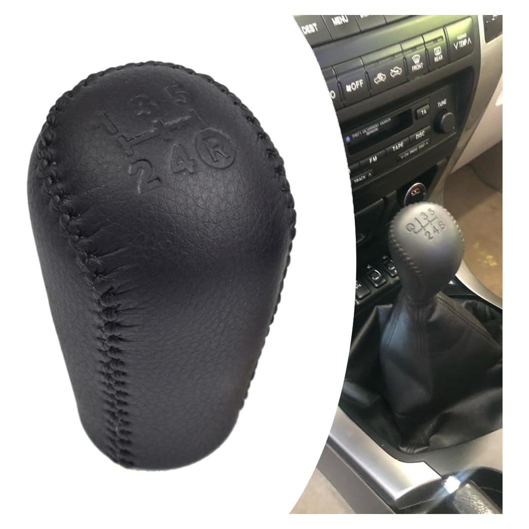 Perilla de Cambio de Cuero Hacreyatu para Toyota Hilux y Fortuner