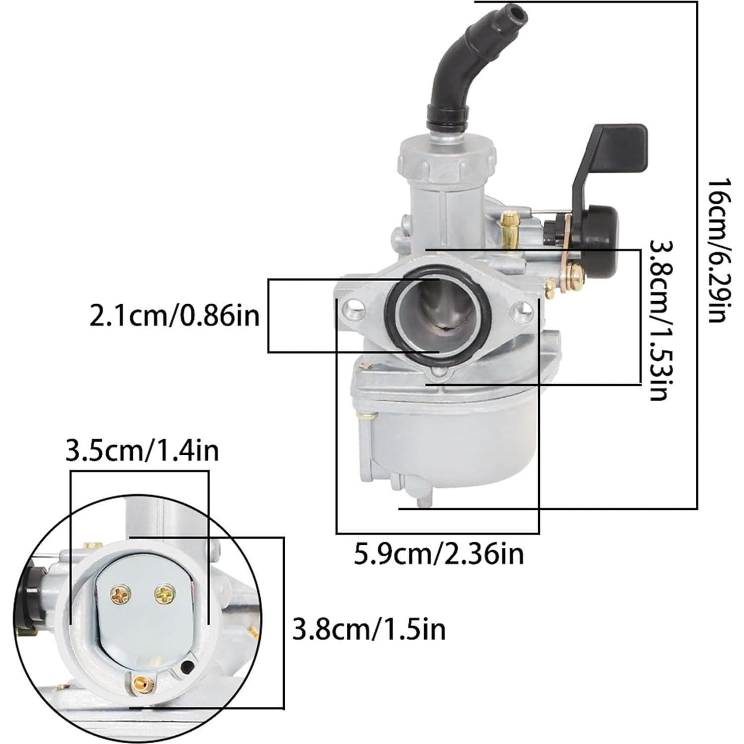 Carburador Waltyotur para Honda CRF70F y XR70R 48mm