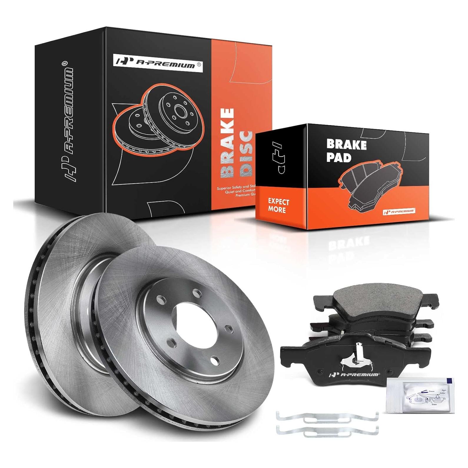 Discos de Freno Delanteros A-Premium + Pastillas Cerámicas