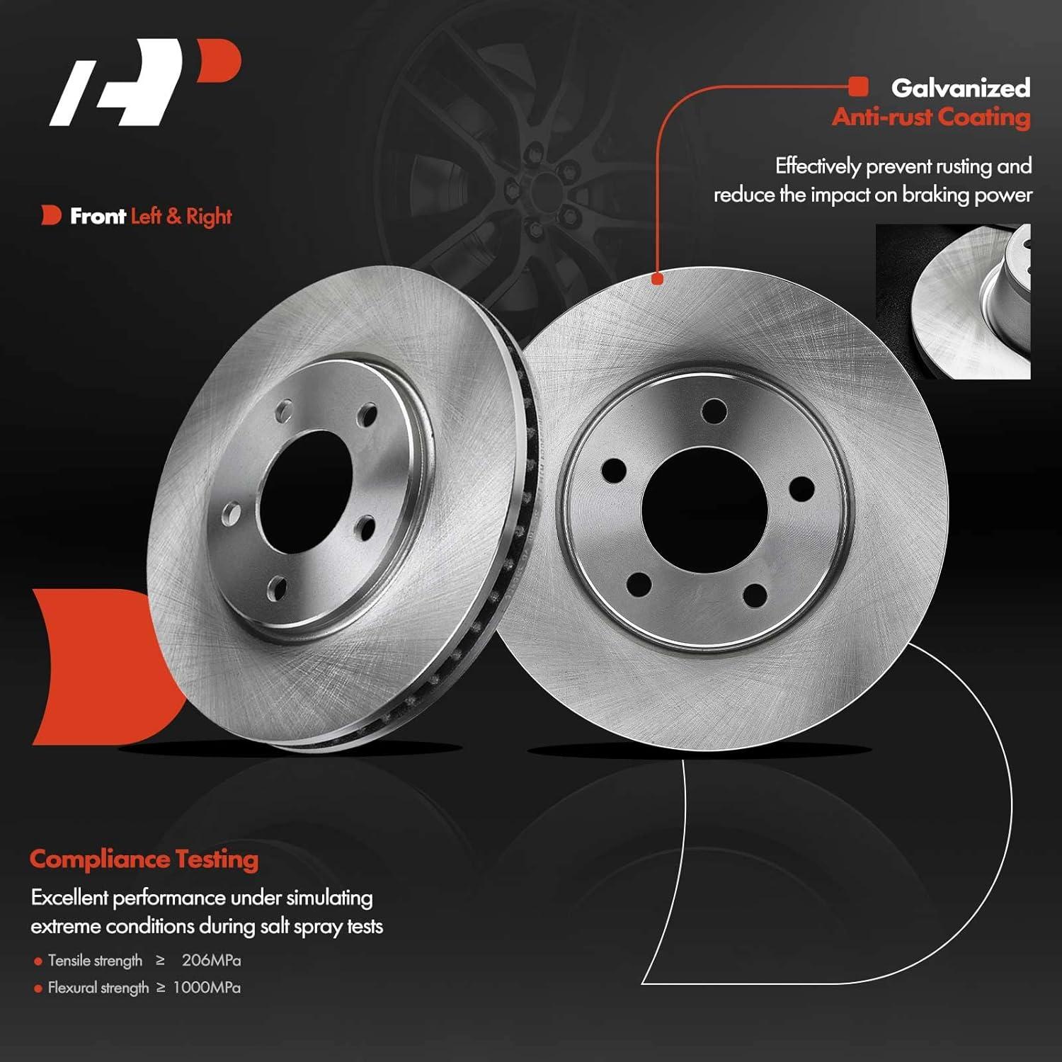 Discos de Freno Delanteros A-Premium + Pastillas Cerámicas