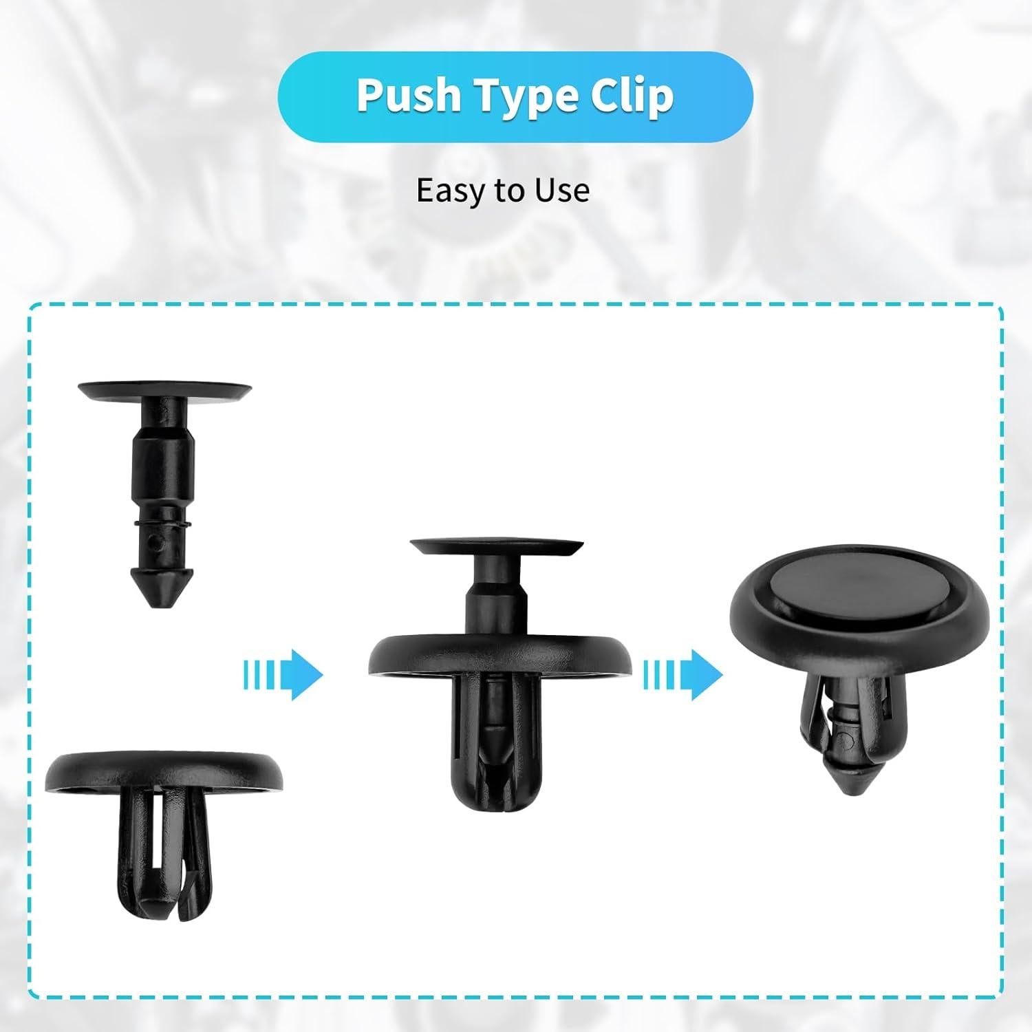 20 Clips de Retención para Toyota y Lexus - AOIT 90467-07201