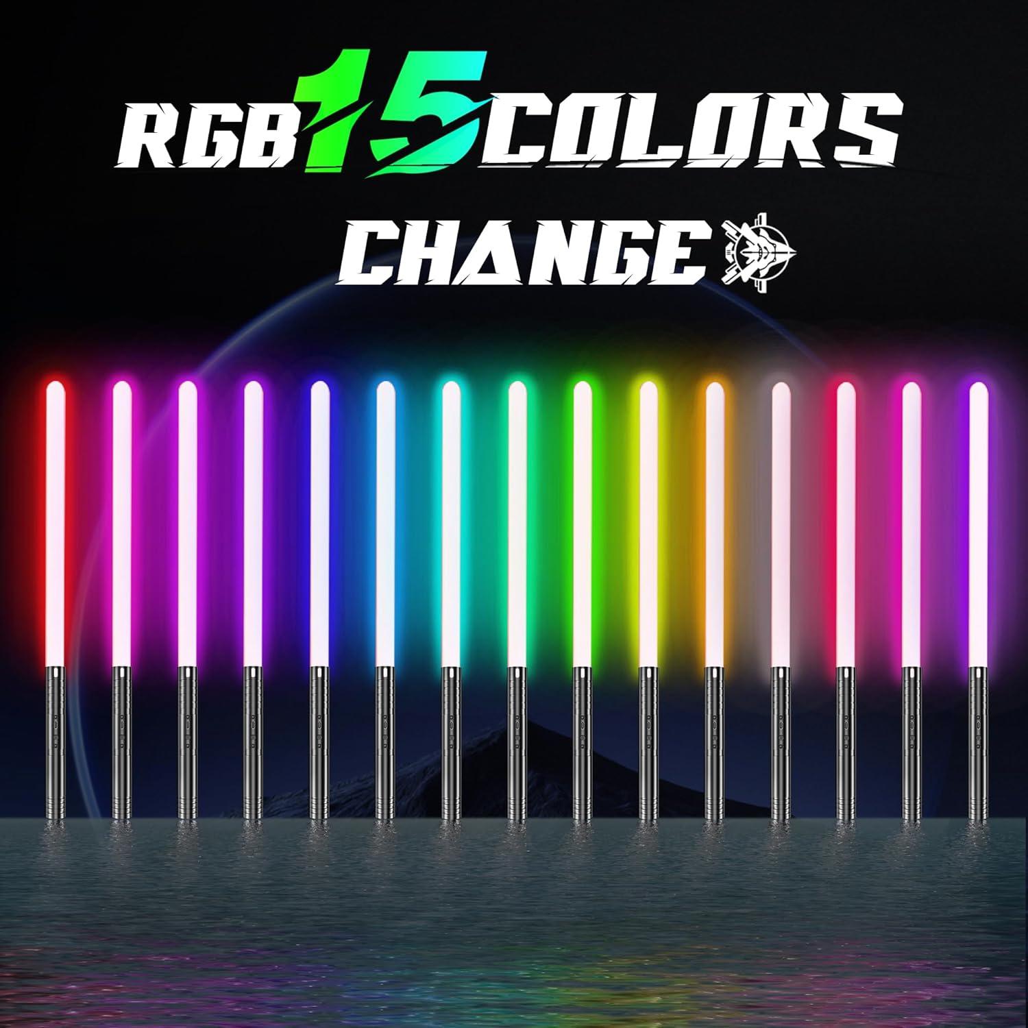 Sable de Luz Iluminado MAMXUAN 15 Colores con Sonido