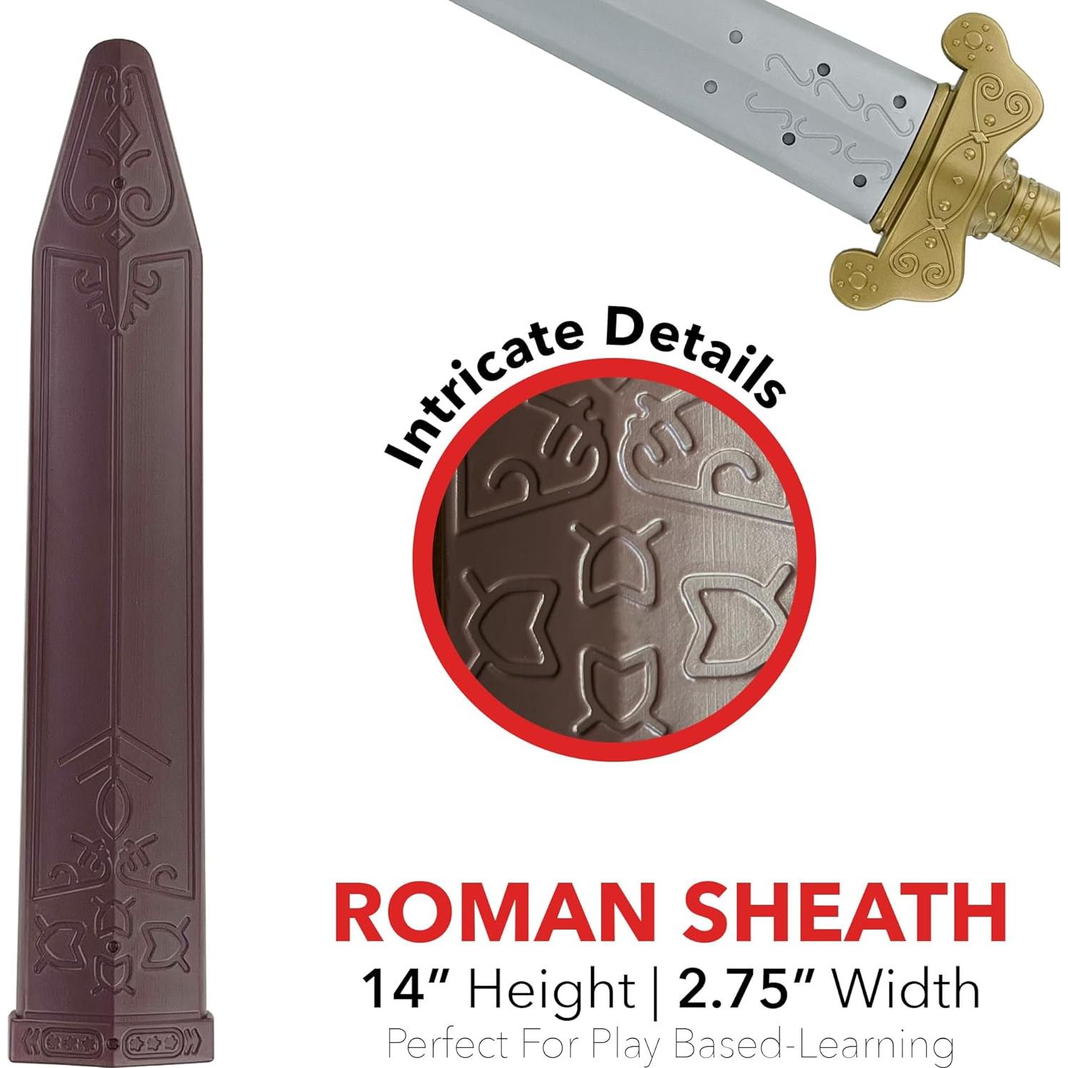 Paquete de 2 Espadas Romanas de Plástico GiftExpress 48.3 cm