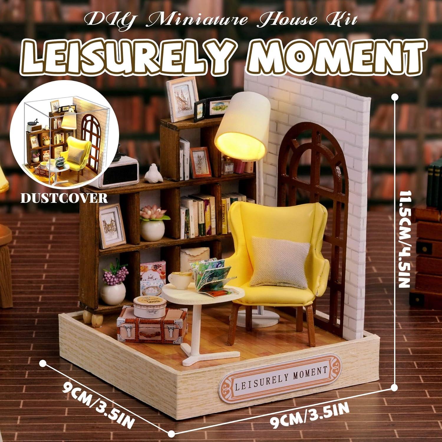 Casa de Muñecas Miniatura Kisoy QT-037 DIY con Muebles