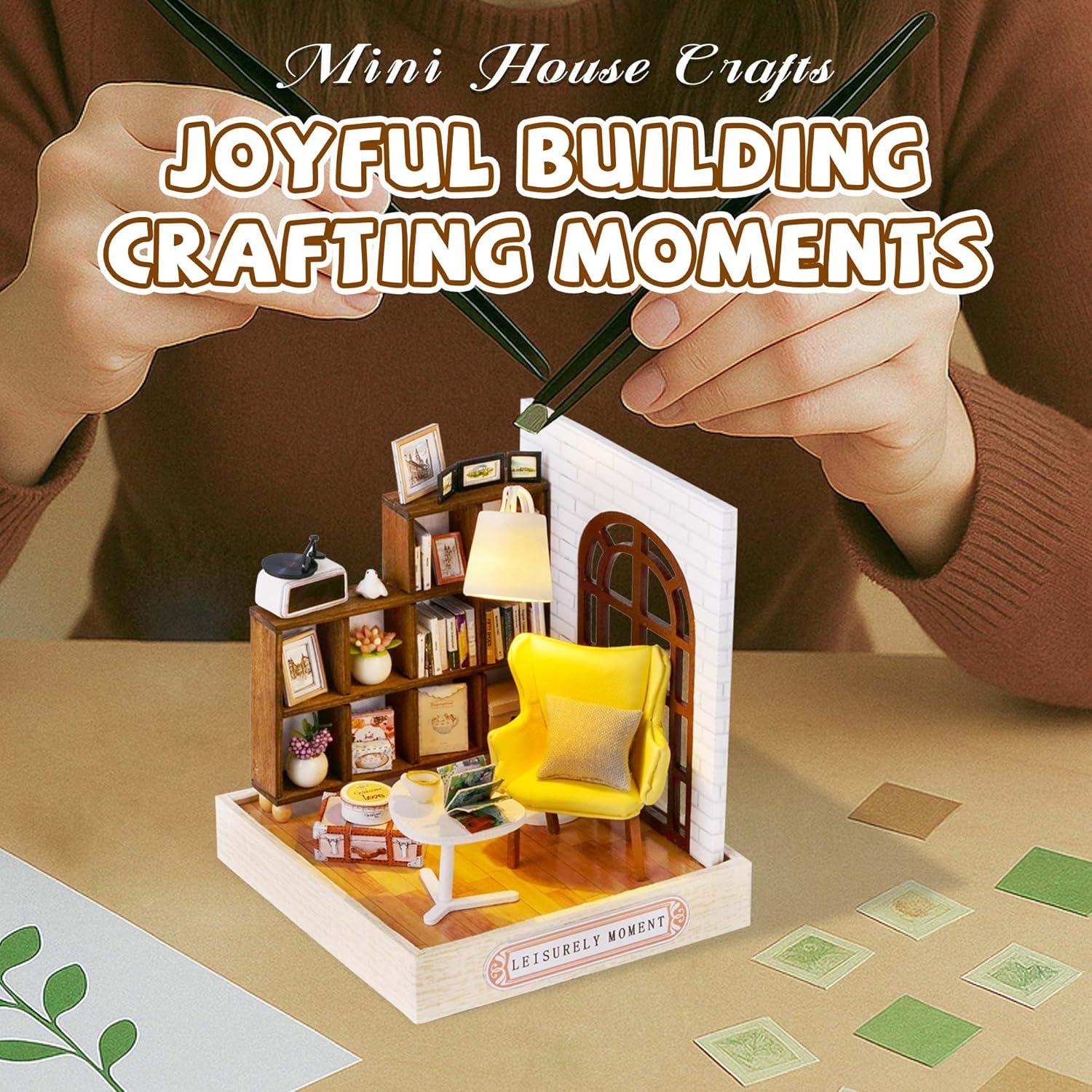 Casa de Muñecas Miniatura Kisoy QT-037 DIY con Muebles