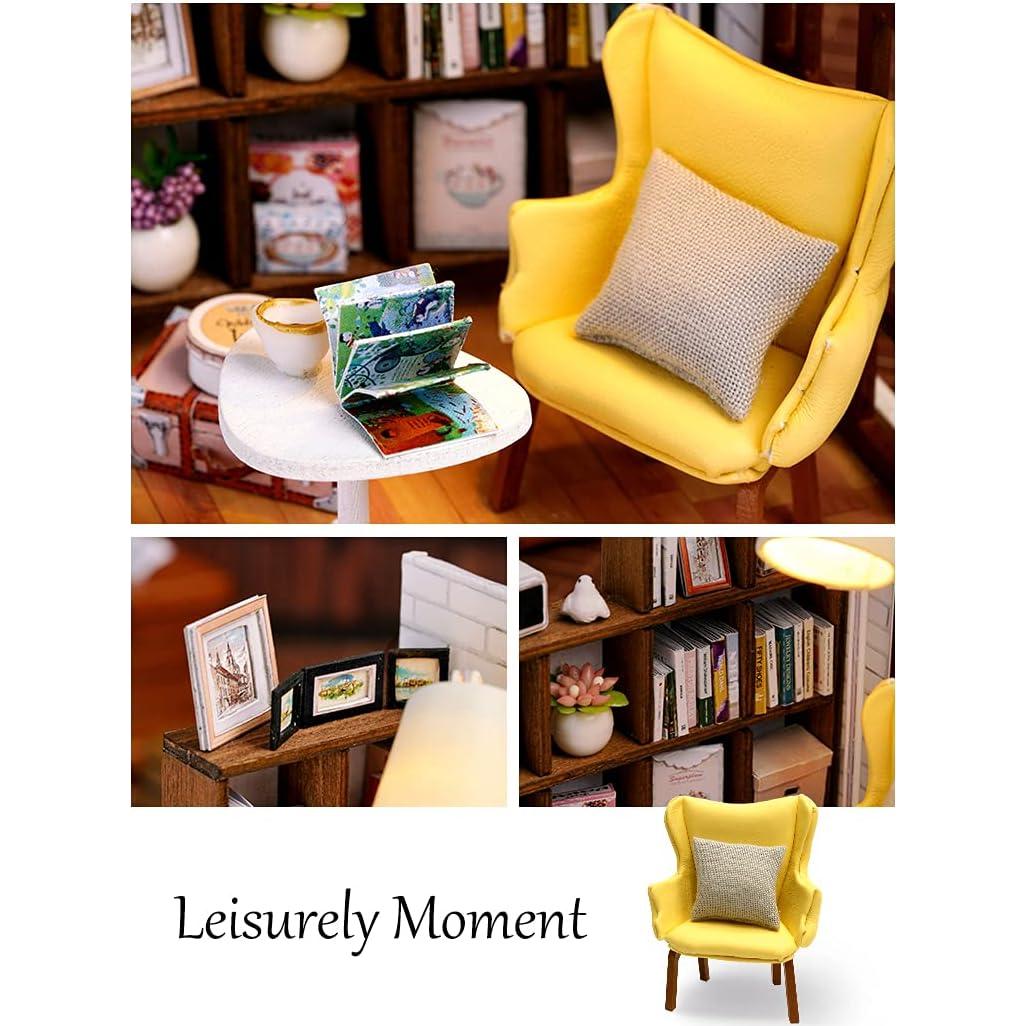 Casa de Muñecas Miniatura Kisoy QT-037 DIY con Muebles