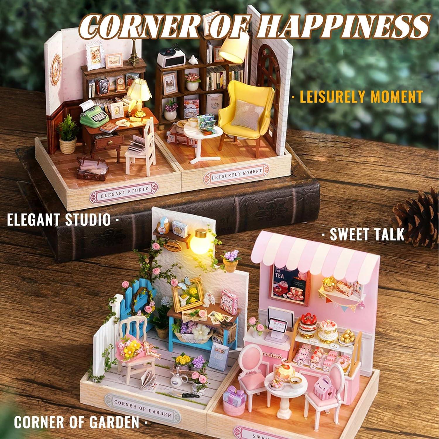 Casa de Muñecas Miniatura Kisoy QT-037 DIY con Muebles