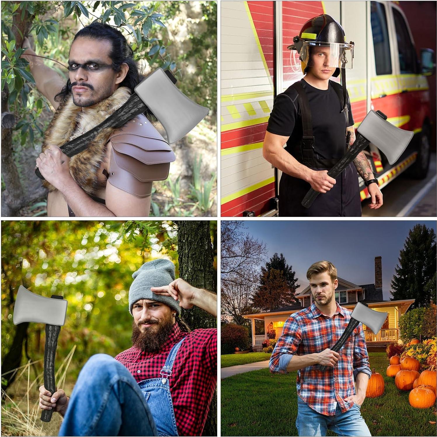 Hacha de Juguete Vikinga FaMu - Accesorio de Disfraz 41cm