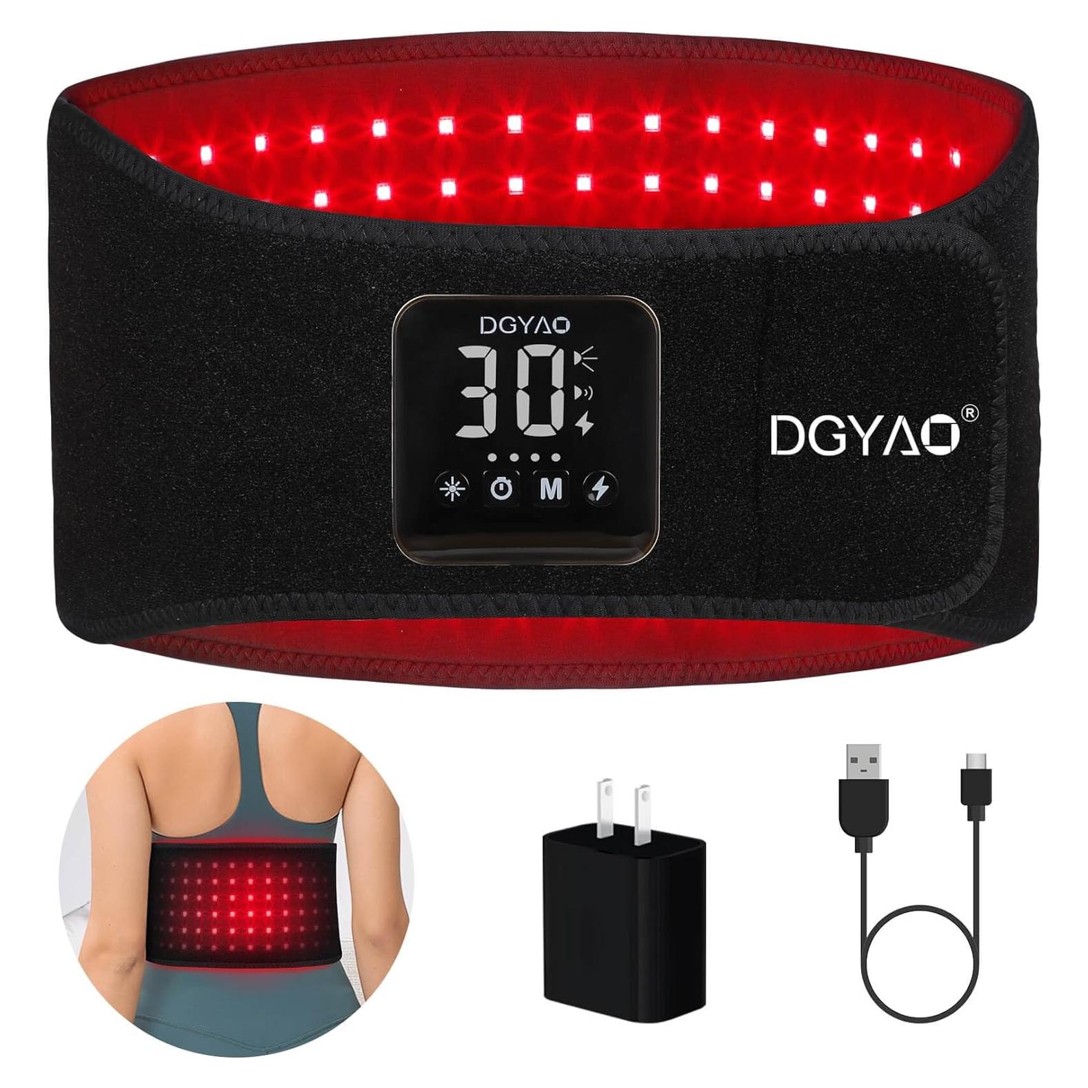 Cinturón Terapia Luz Roja DGYAO DM-WT-23 Inalámbrico