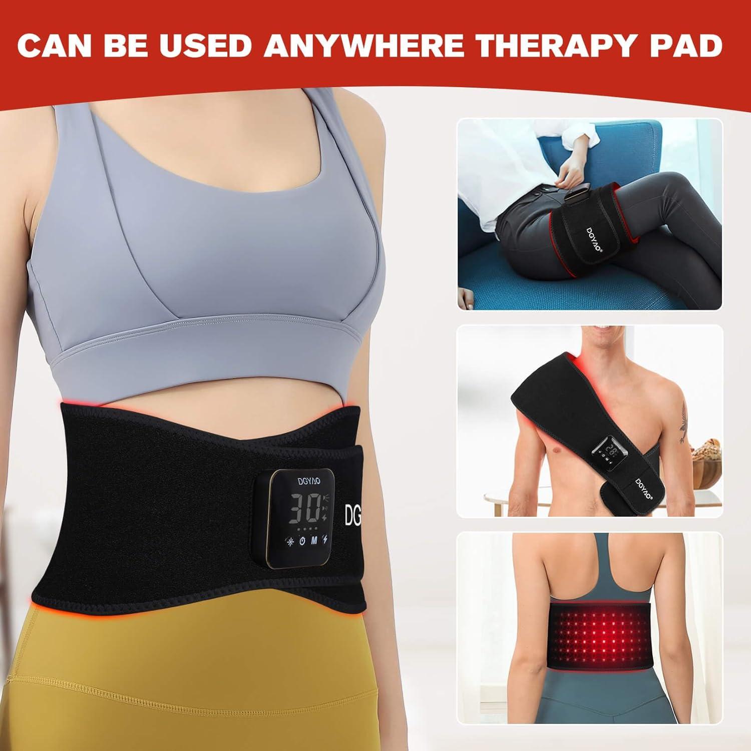 Cinturón Terapia Luz Roja DGYAO DM-WT-23 Inalámbrico