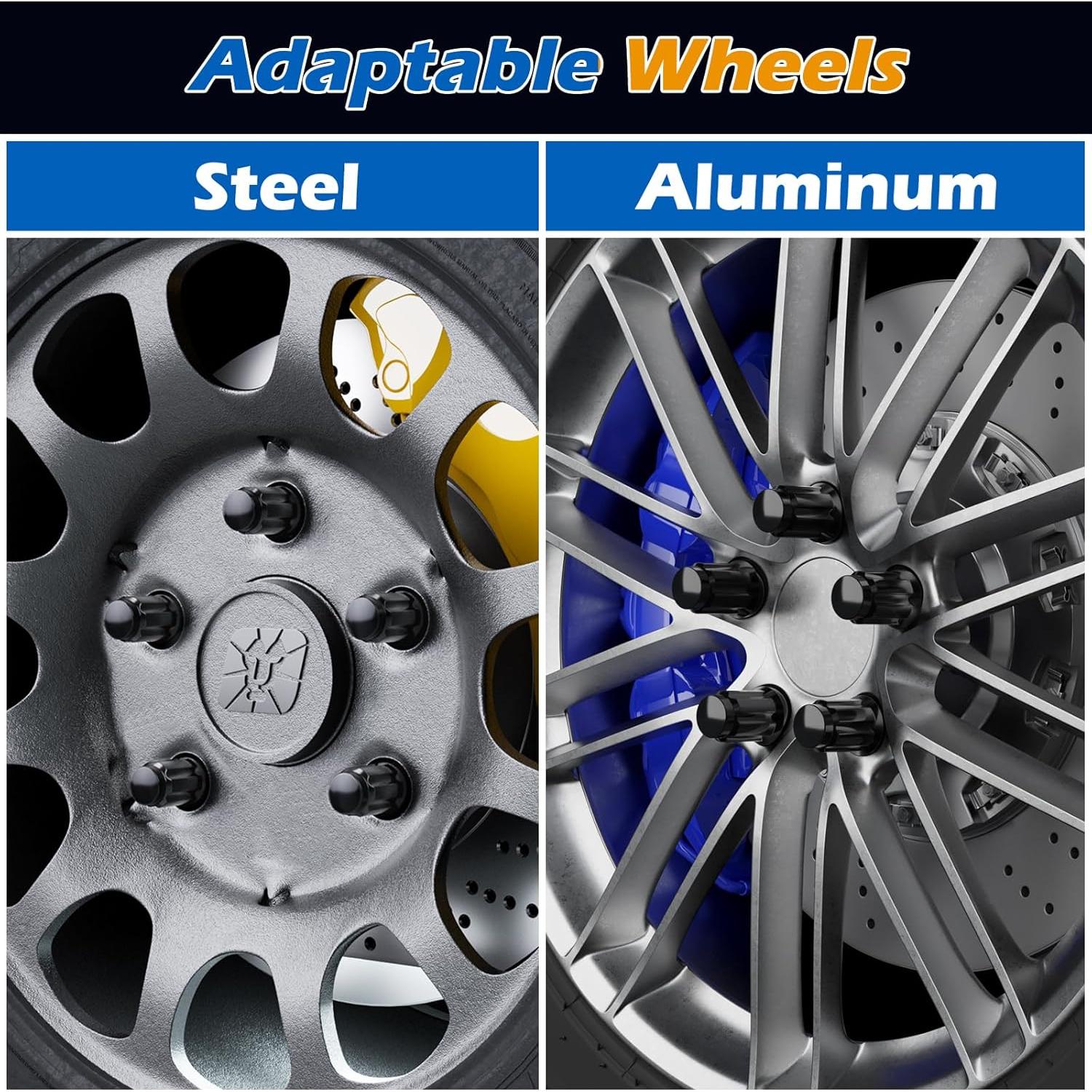 Dynofit Juego de Tuercas de Rueda M12x1.5 20pc con Llave