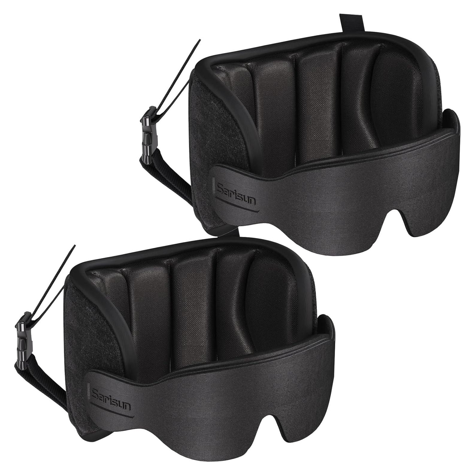 Almohadas de viaje SARISUN 2 pcs con máscara para dormir