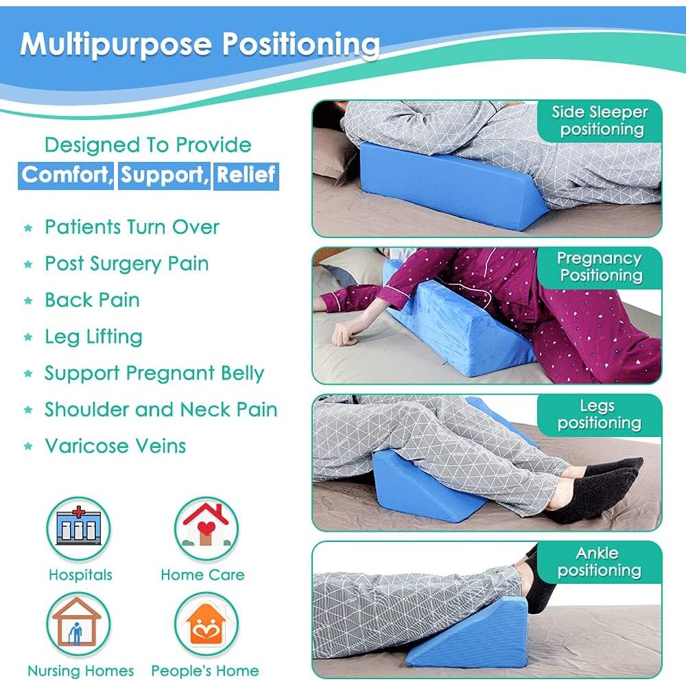 Almohada en Cuña NEPPT para Adultos Mayores Post Cirugía