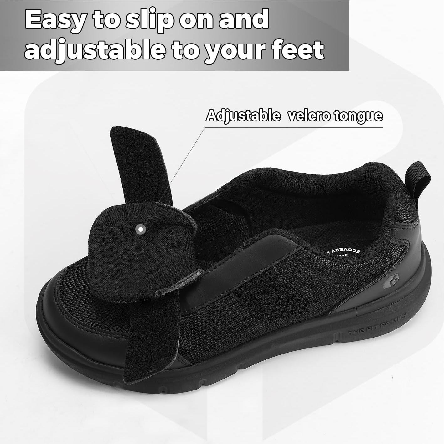 Zapatos Diabéticos FitVille V4 para Hombres Ancho Extra