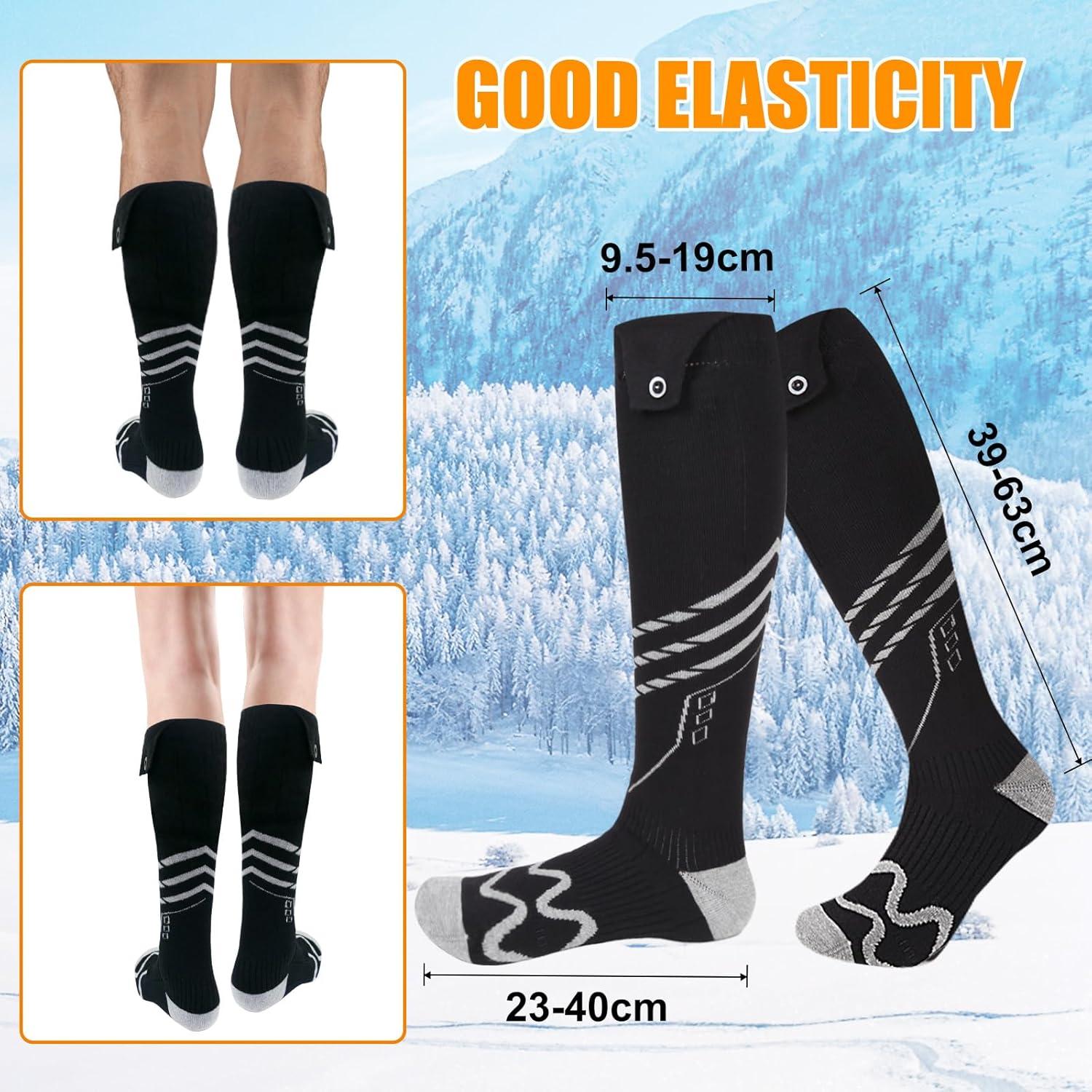 Calcetines Eléctricos Calentados MANAKASA SY01 5000mAh Unisex