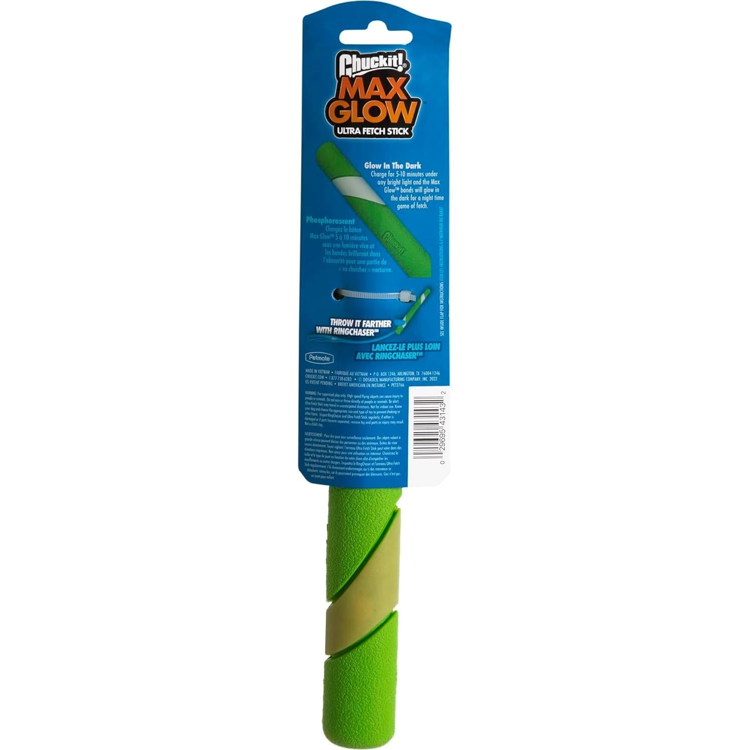 Juguete para Perros Chuckit! Max Glow Ultra Fetch Stick 30cm