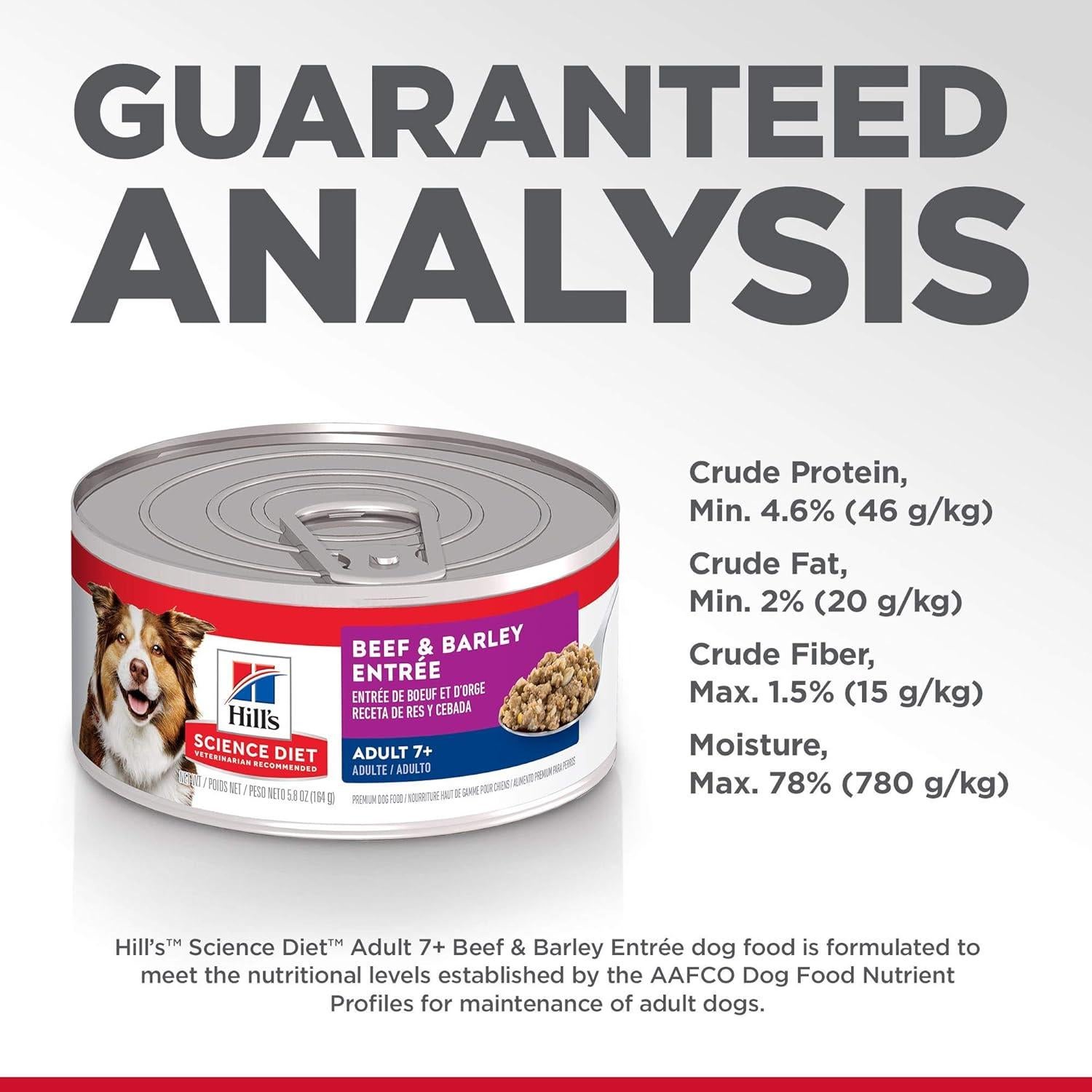 Comida en Lata para Perros Adultos Hill's 163g Carne y Cebada