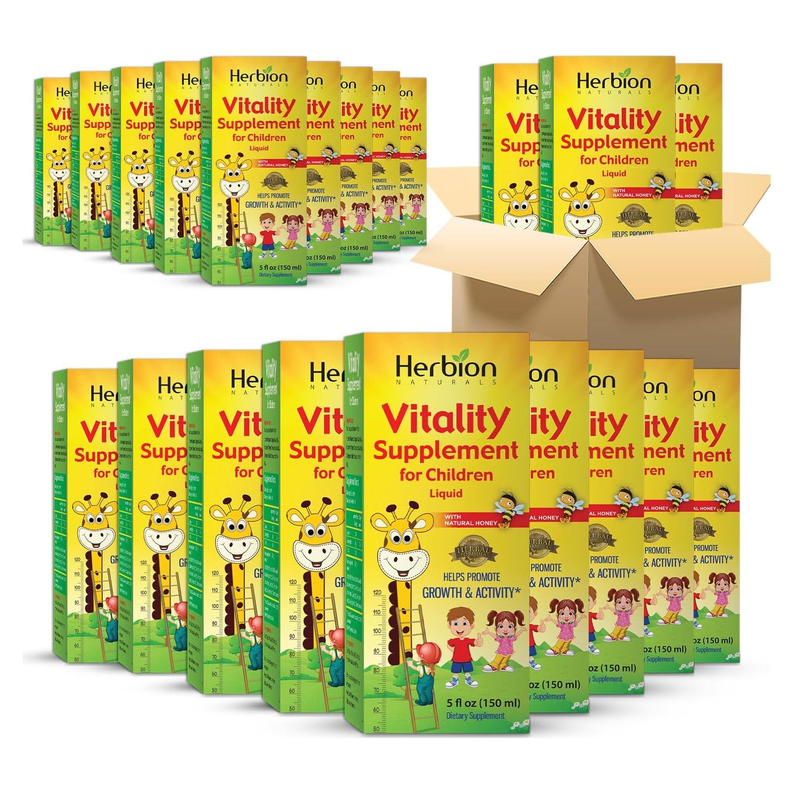 Suplemento de Vitalidad HERBION para Niños 24x6.23ml Crecimiento