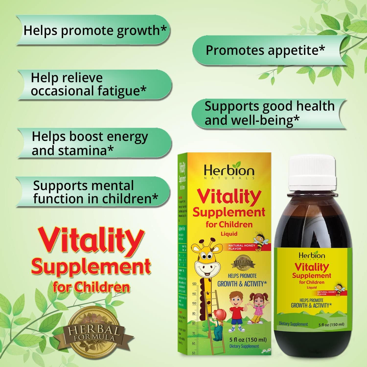 Suplemento de Vitalidad HERBION para Niños 24x6.23ml Crecimiento