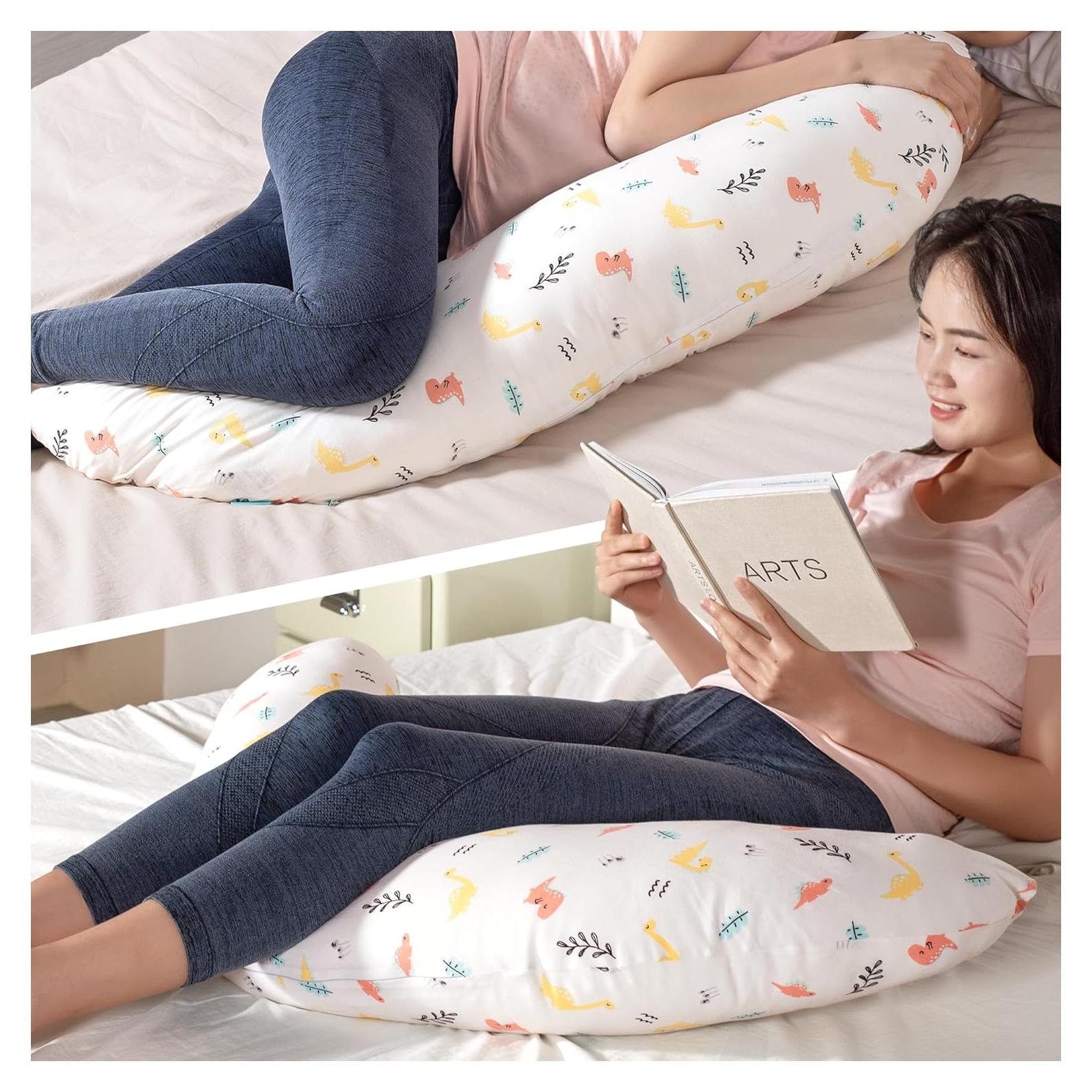 Almohada Corporal BYRIVER C para Embarazo y Dolor de Espalda