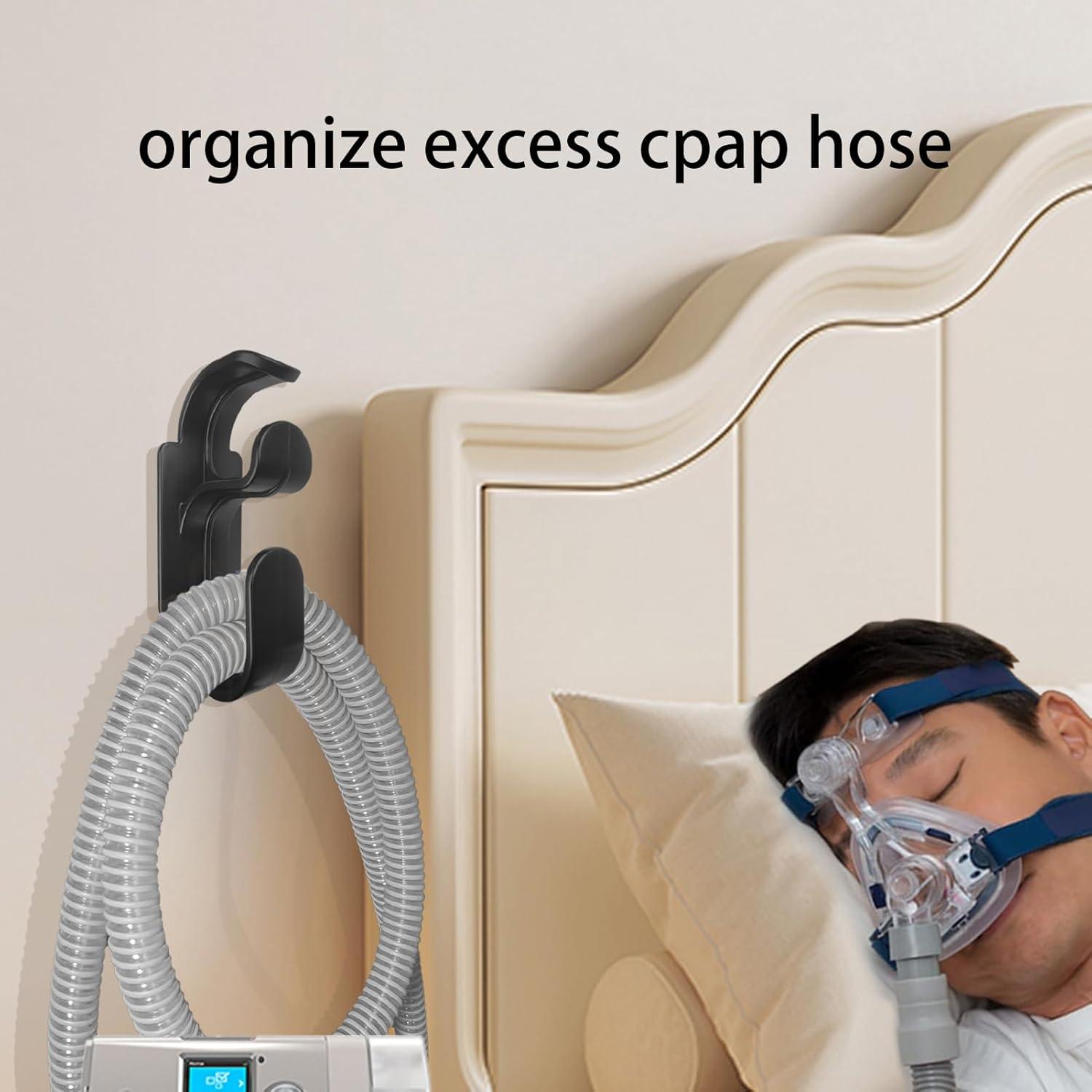 Soporte de Manguera CPAP Yuhuang, Paquete de 2 Ganchos Antidesenganche