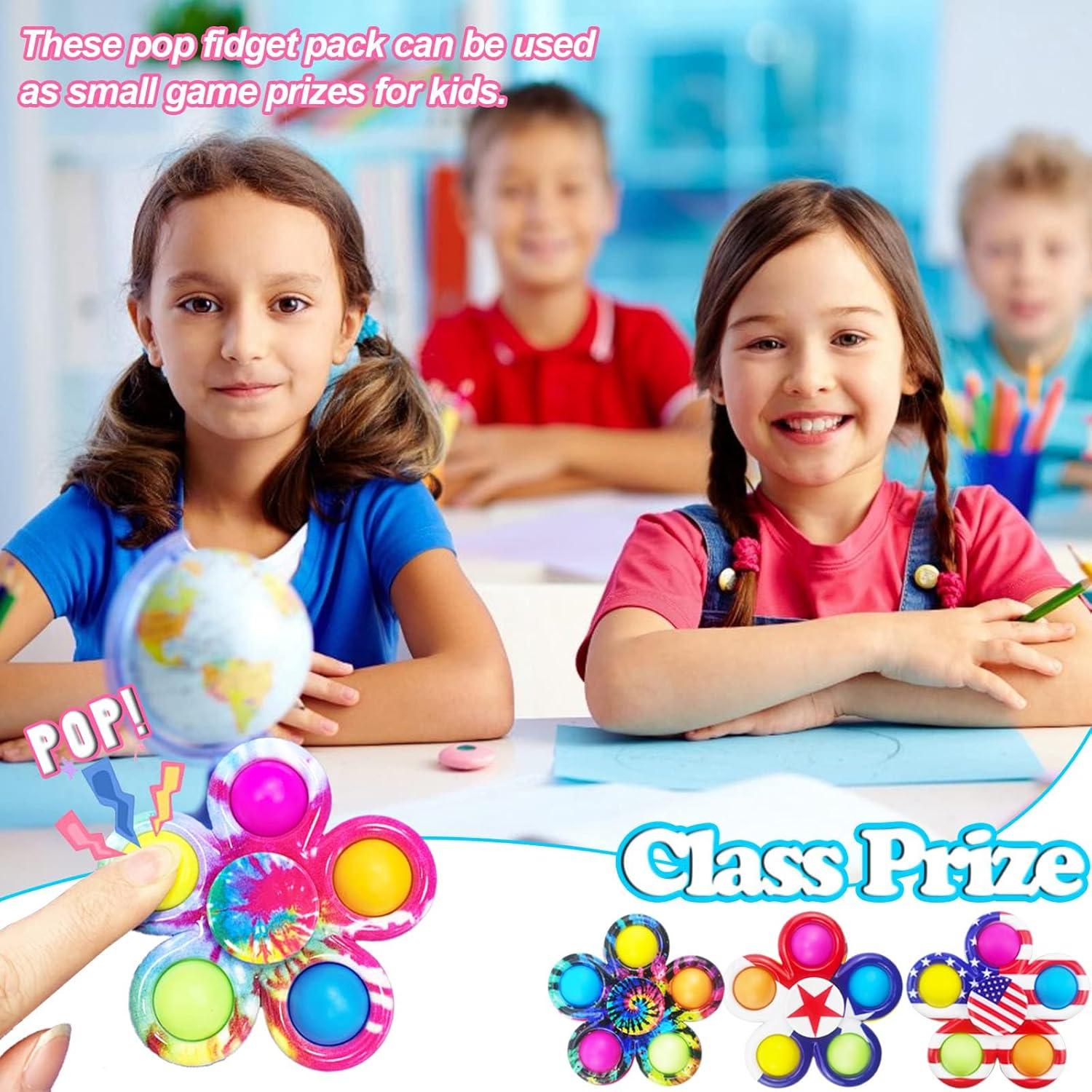 Paquete de 30 Spinners Antiestrés SUNPROUND para Niños