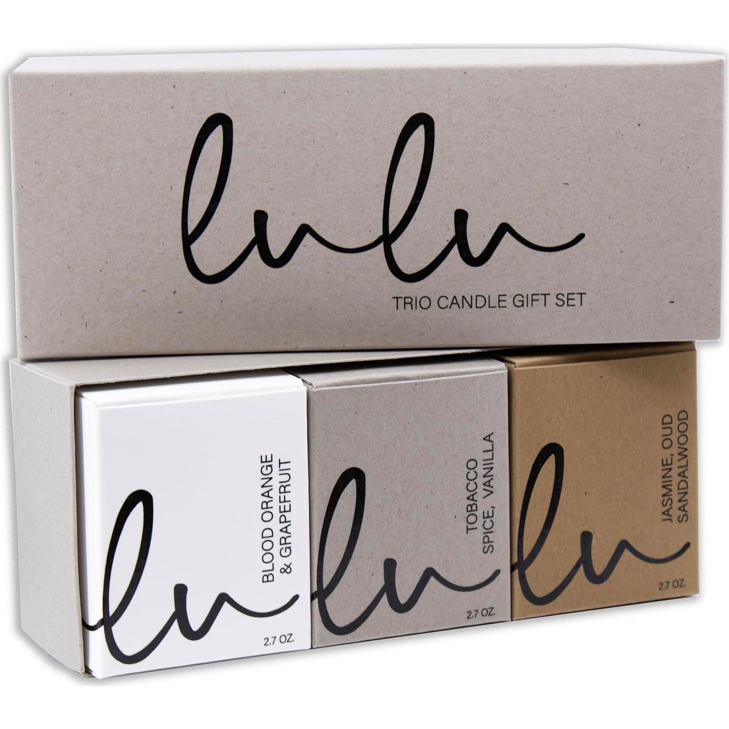 Juego de Velas Aromáticas Lulu - 3 Fragancias de 76.54 g