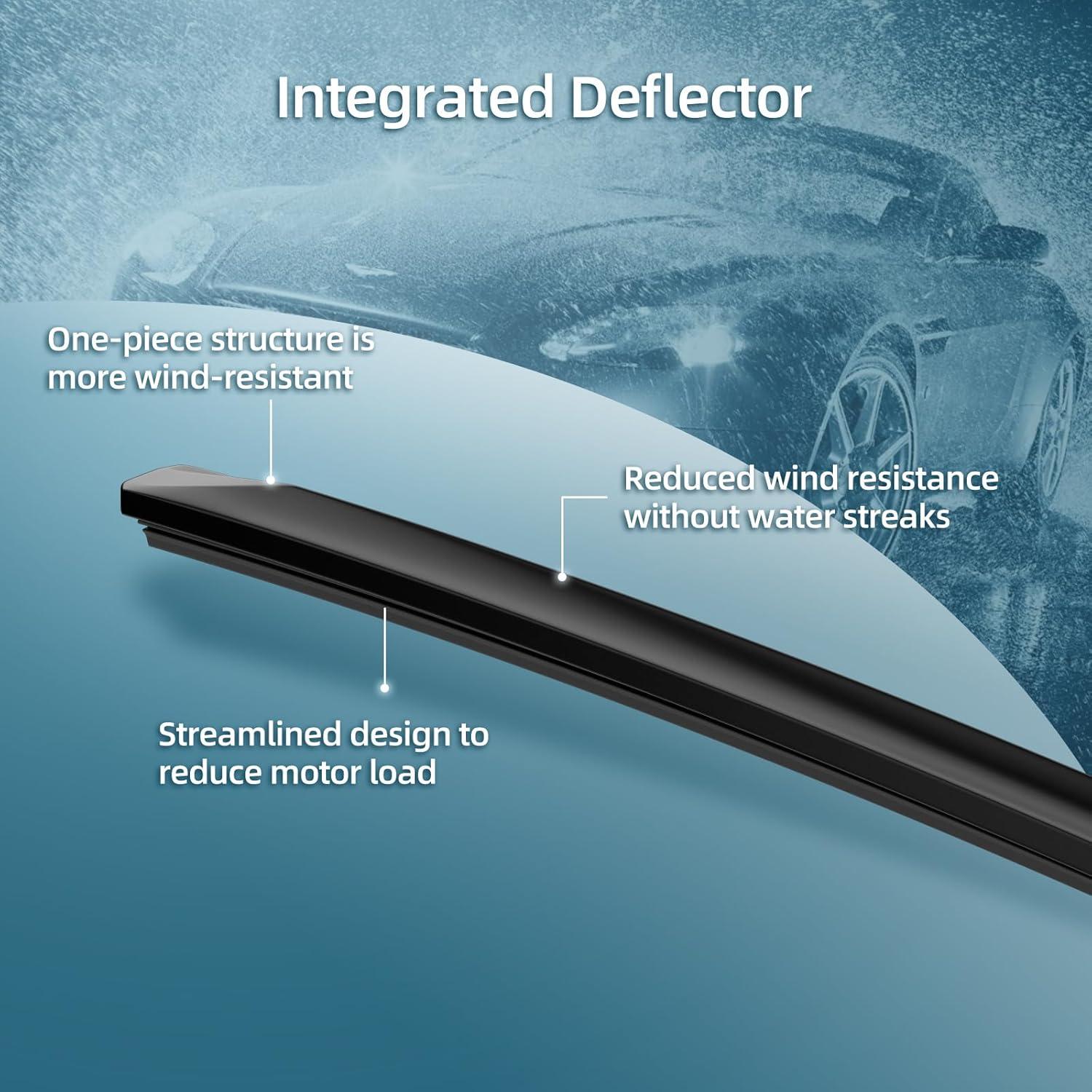 Juego de Limpiaparabrisas DECARTON para Hyundai Kona 2018-2023