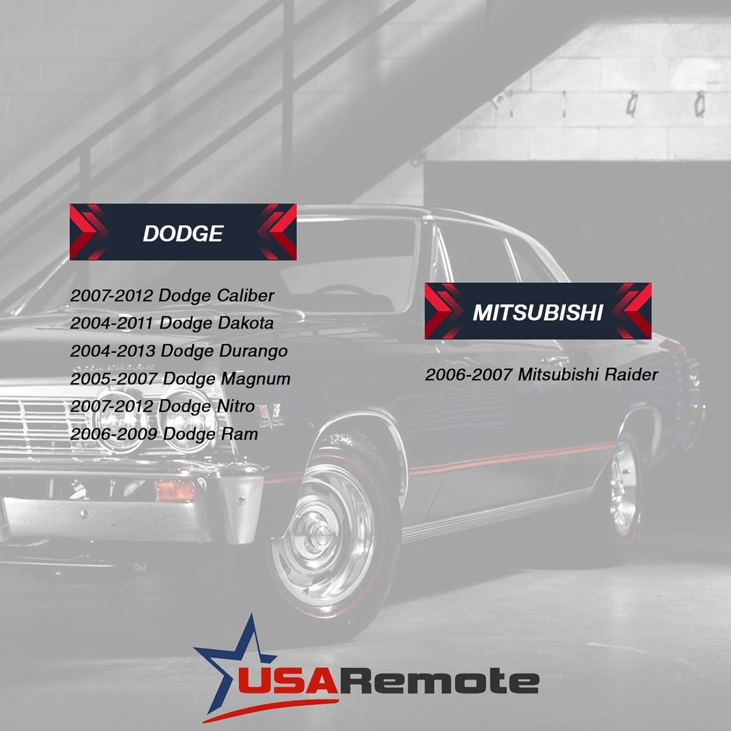 Funda de llave 2 botones Dodge Caliber Dakota Durango