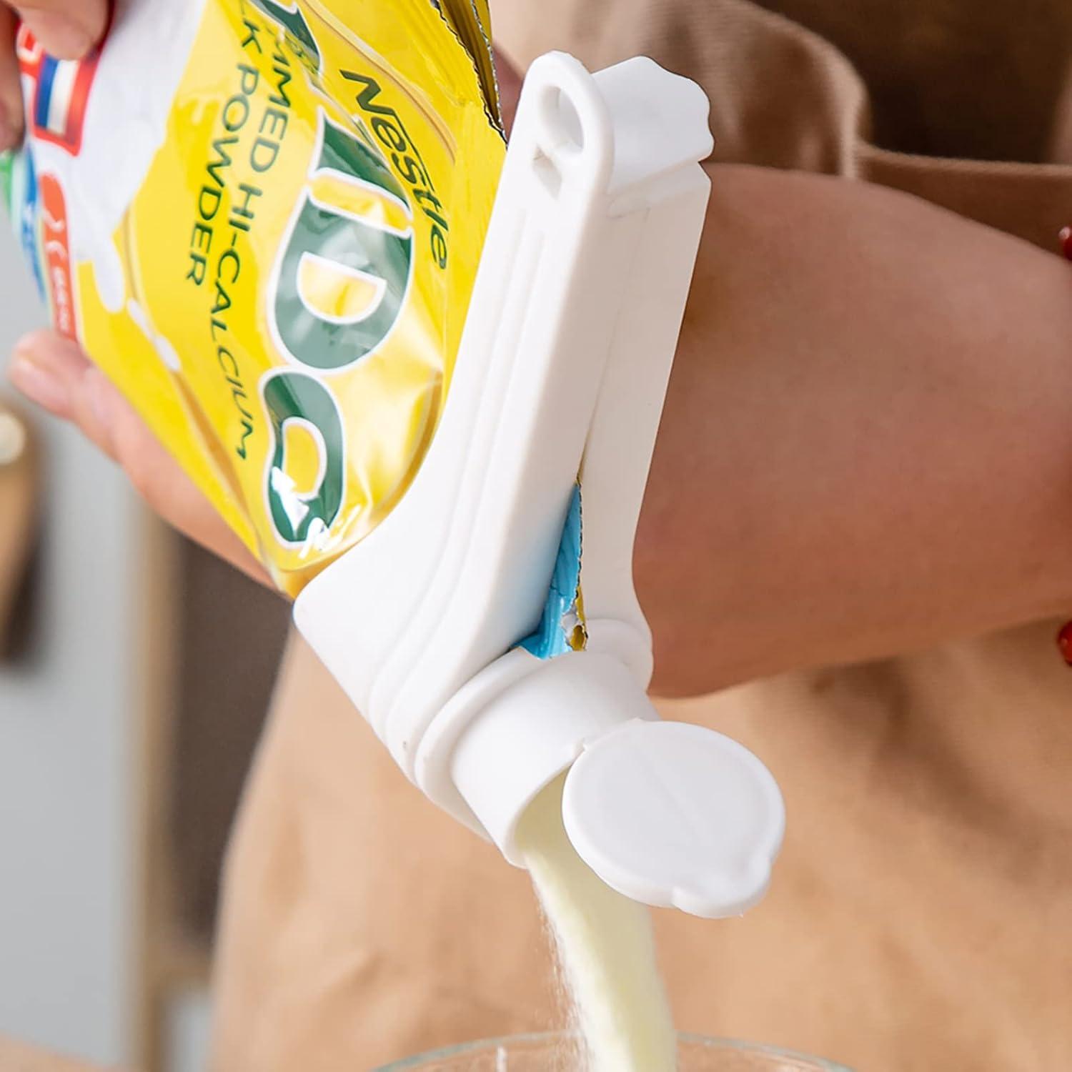 4 Clips de Sellado de Comida DEFORAGE con Boquilla - 108g