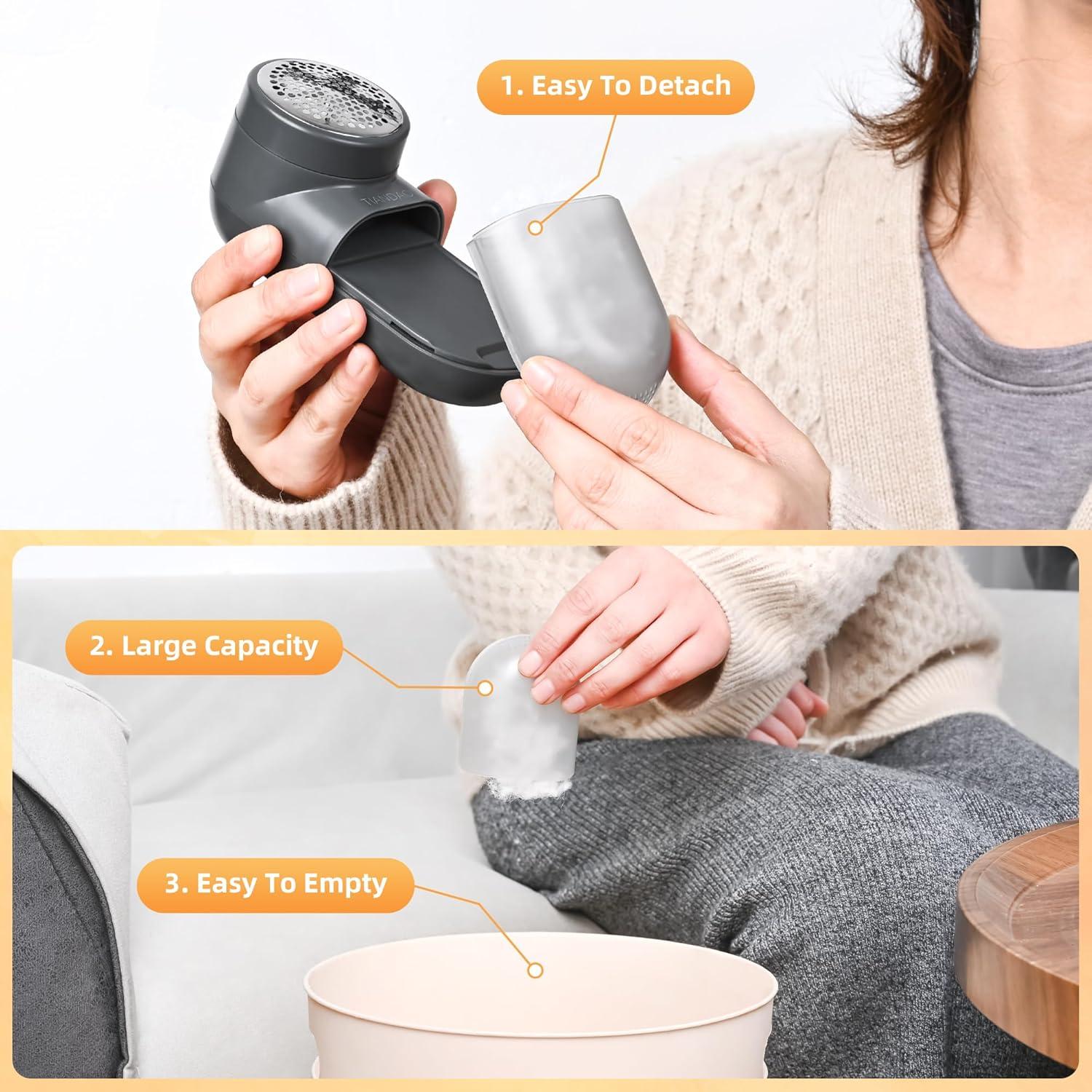 Afeitadora de tela eléctrica TIANDAO LR-009 gris oscuro